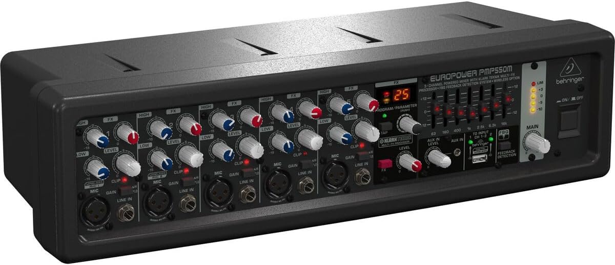 Behringer EUROPOWER PMP550M 500 Watt Powered Mixer Review