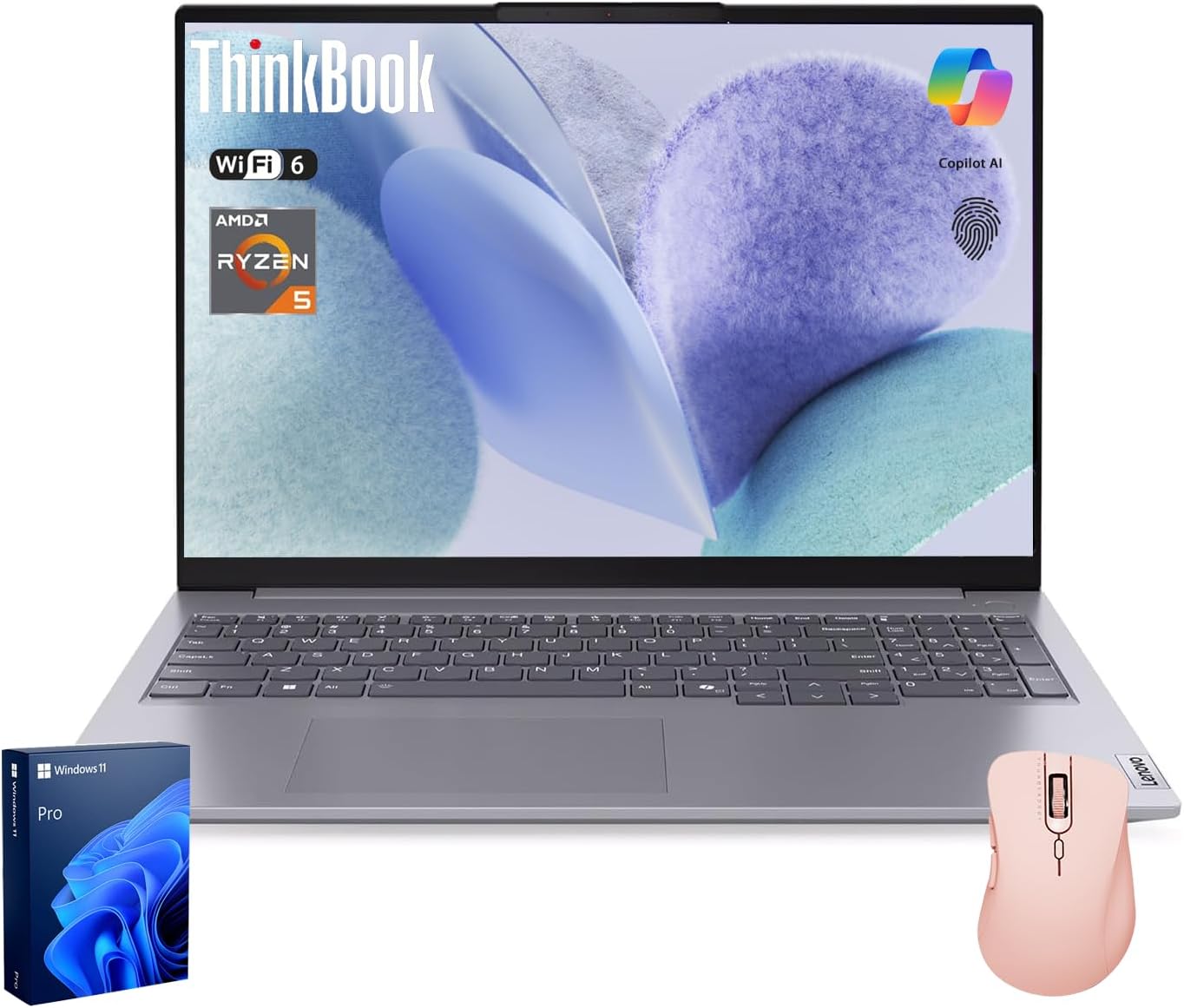 Lenovo ThinkBook 16 Gen 7 Laptop with AMD Ryzen 5 and 64GB RAM