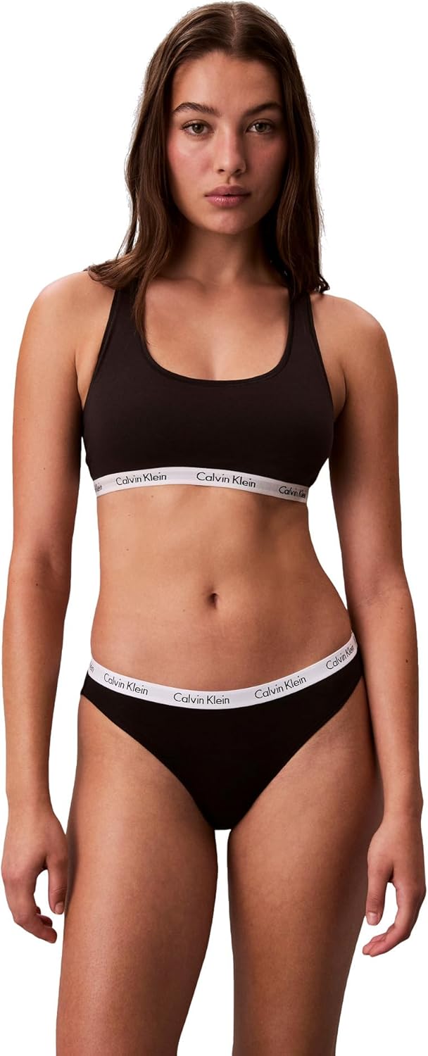 Calvin Klein Women's Carousel Logo Cotton Stretch Bikini Panties