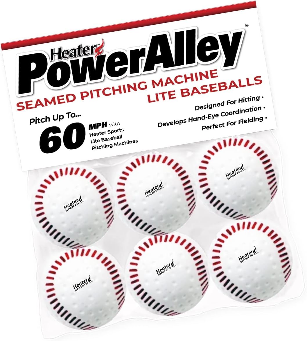 Heater 60 MPH Lite Baseballs - Ideal for Drills