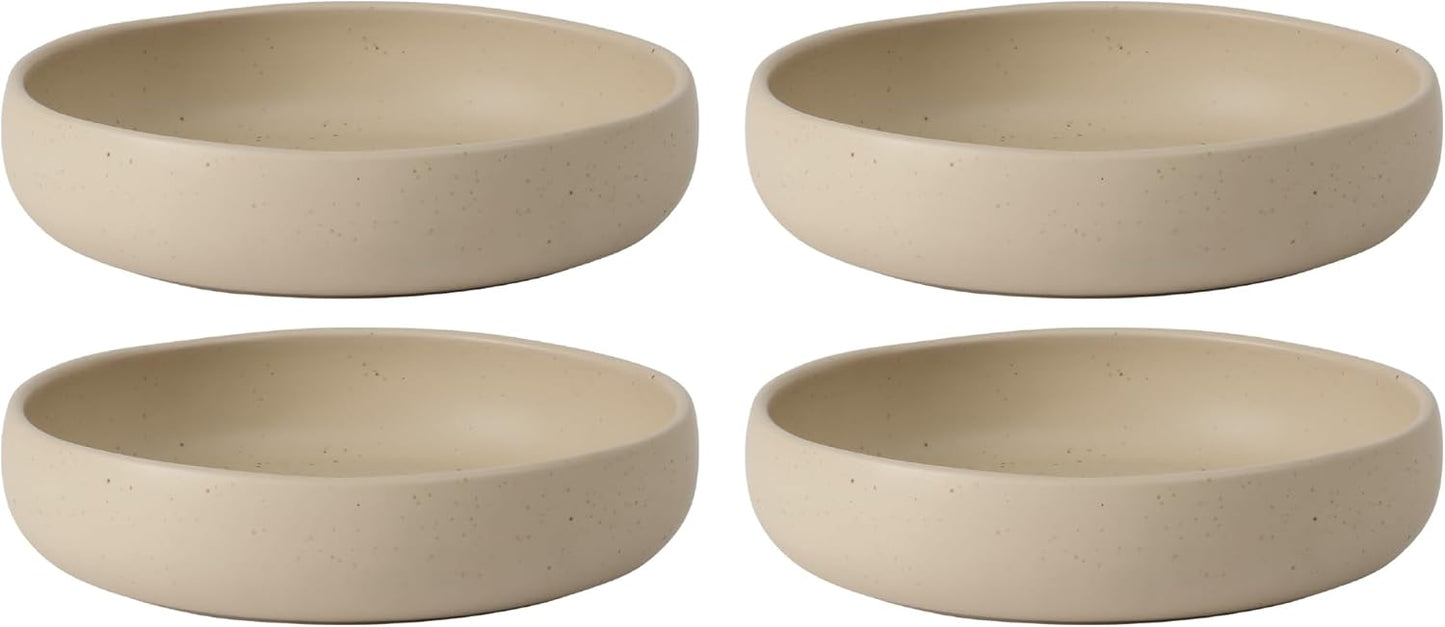Bloomhouse Corsica Clay 4-Piece Meal Bowl Set for Everyday Use