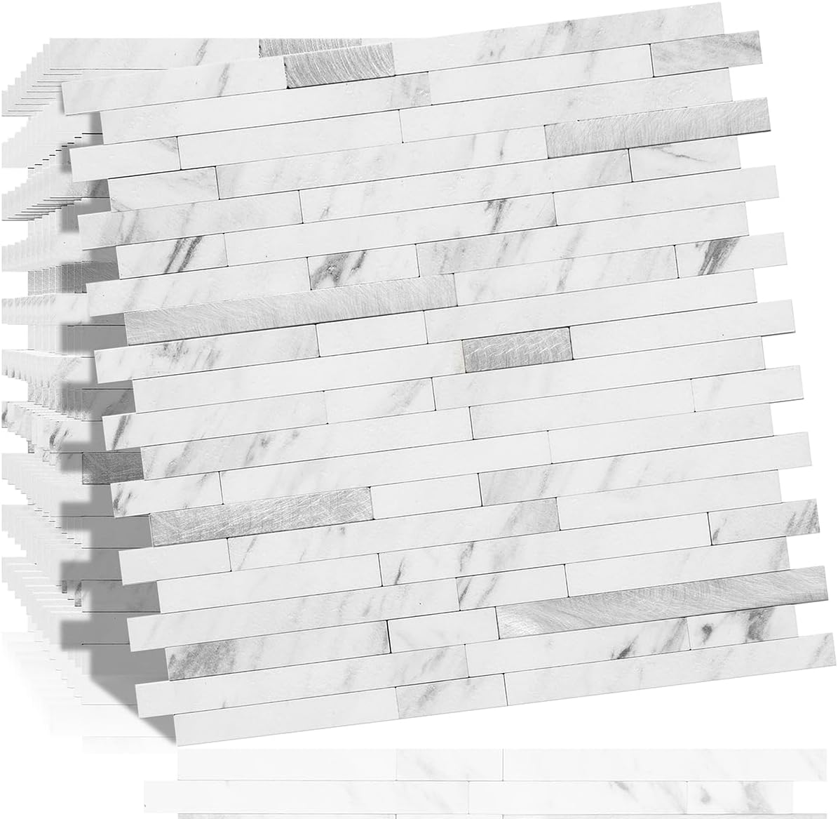 DICOFUN 20-Sheet Peel and Stick Backsplash Tile for Kitchen