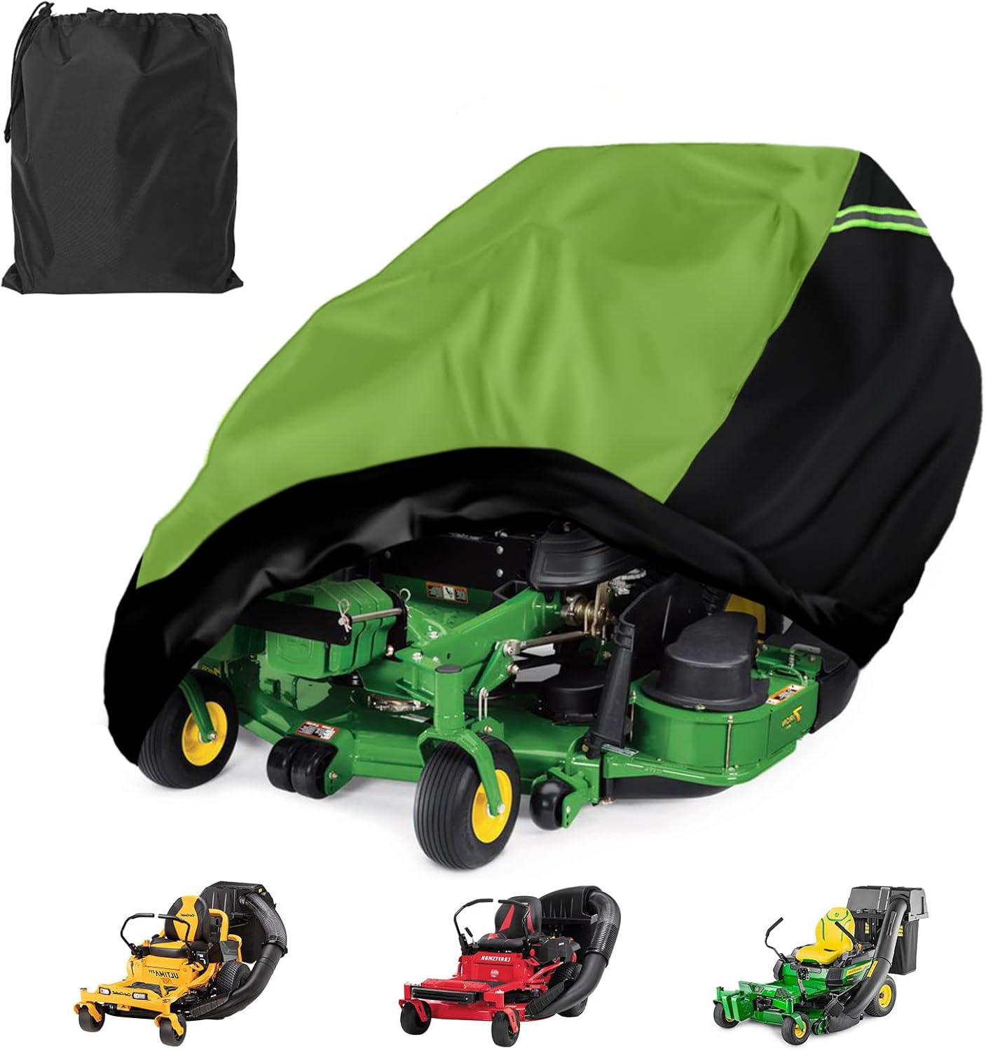 Zero Turn Mower Cover with Bagger Attachment - Heavy Duty