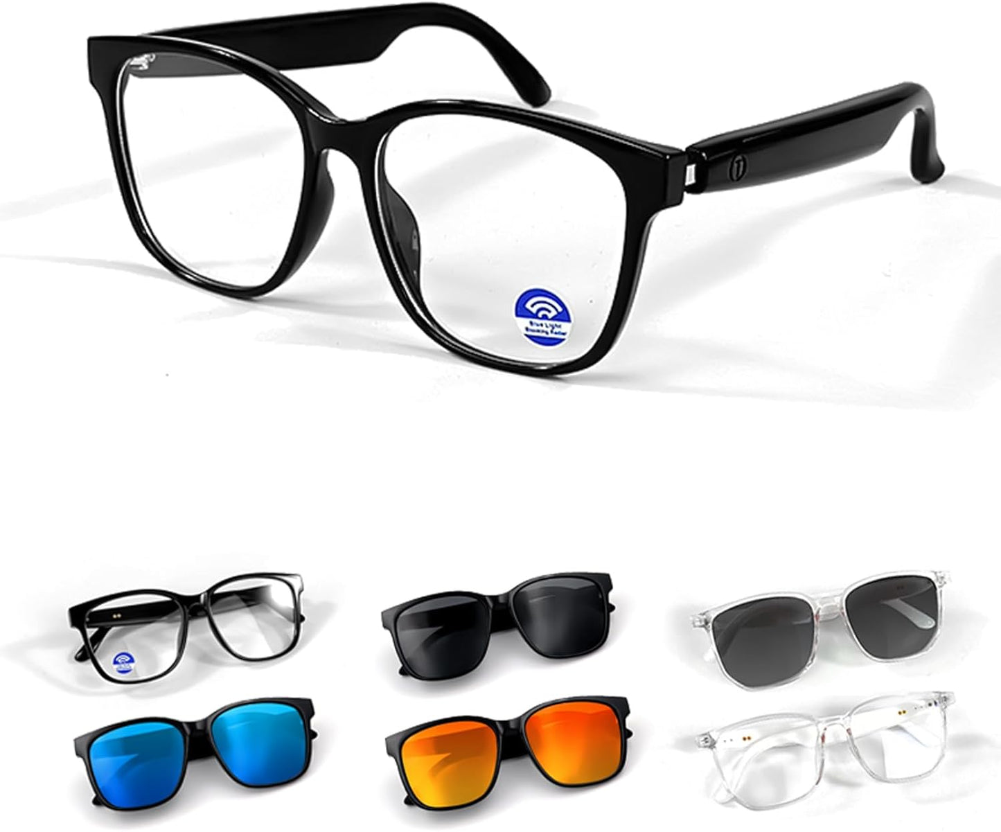 Polarized Smart Sunglasses with Bluetooth Speakers