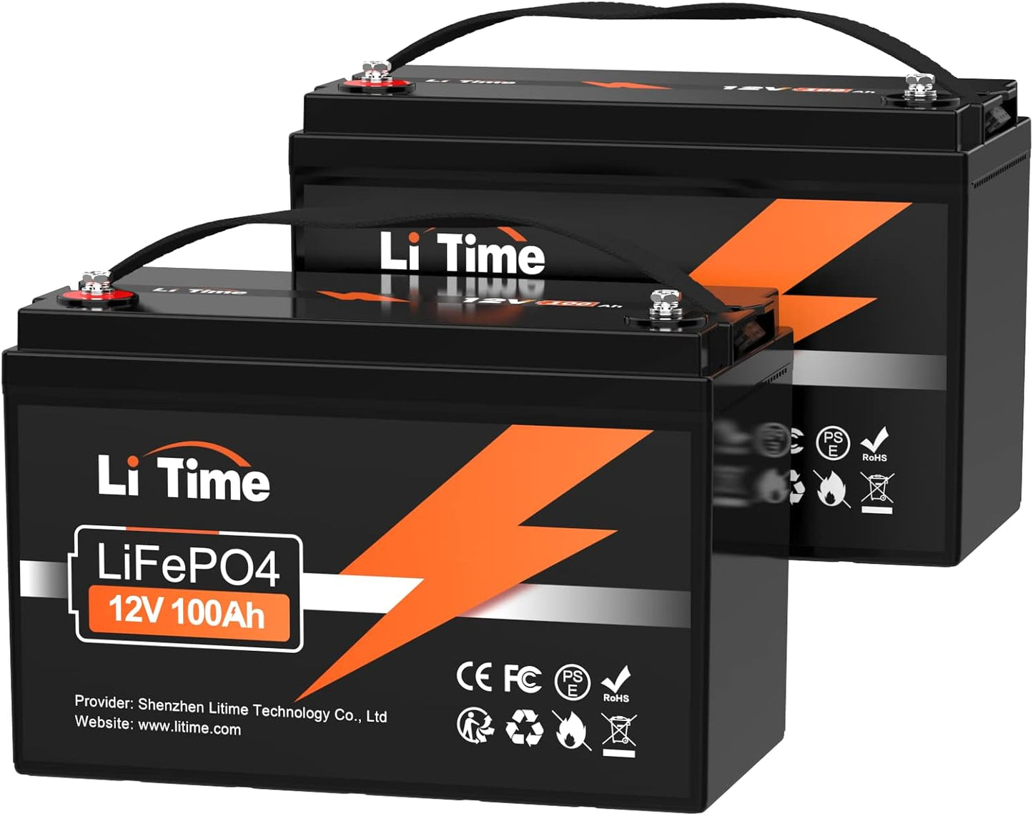 LiTime 12V 100Ah LiFePO4 Battery for RV and Marine Energy Needs