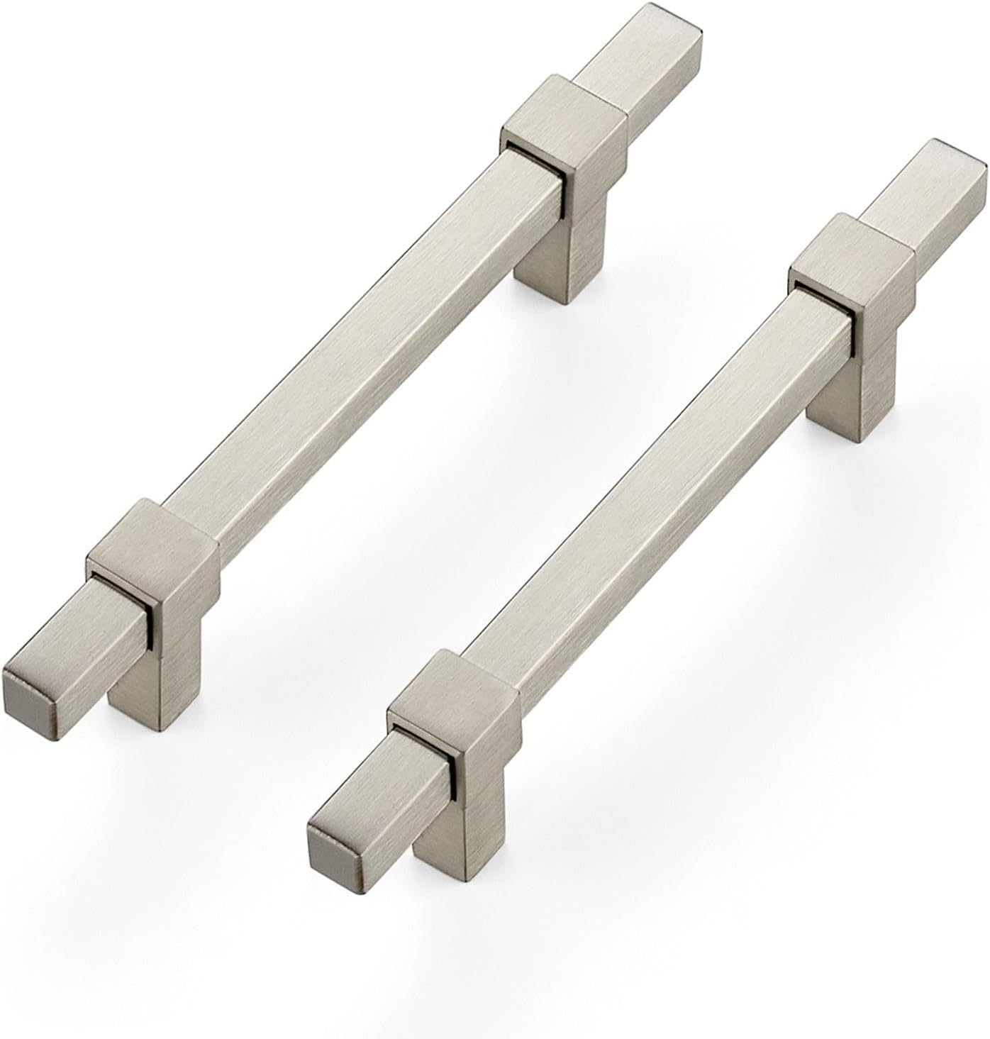 30 Pack Brushed Nickel Cabinet Handles for Modern Home Decor