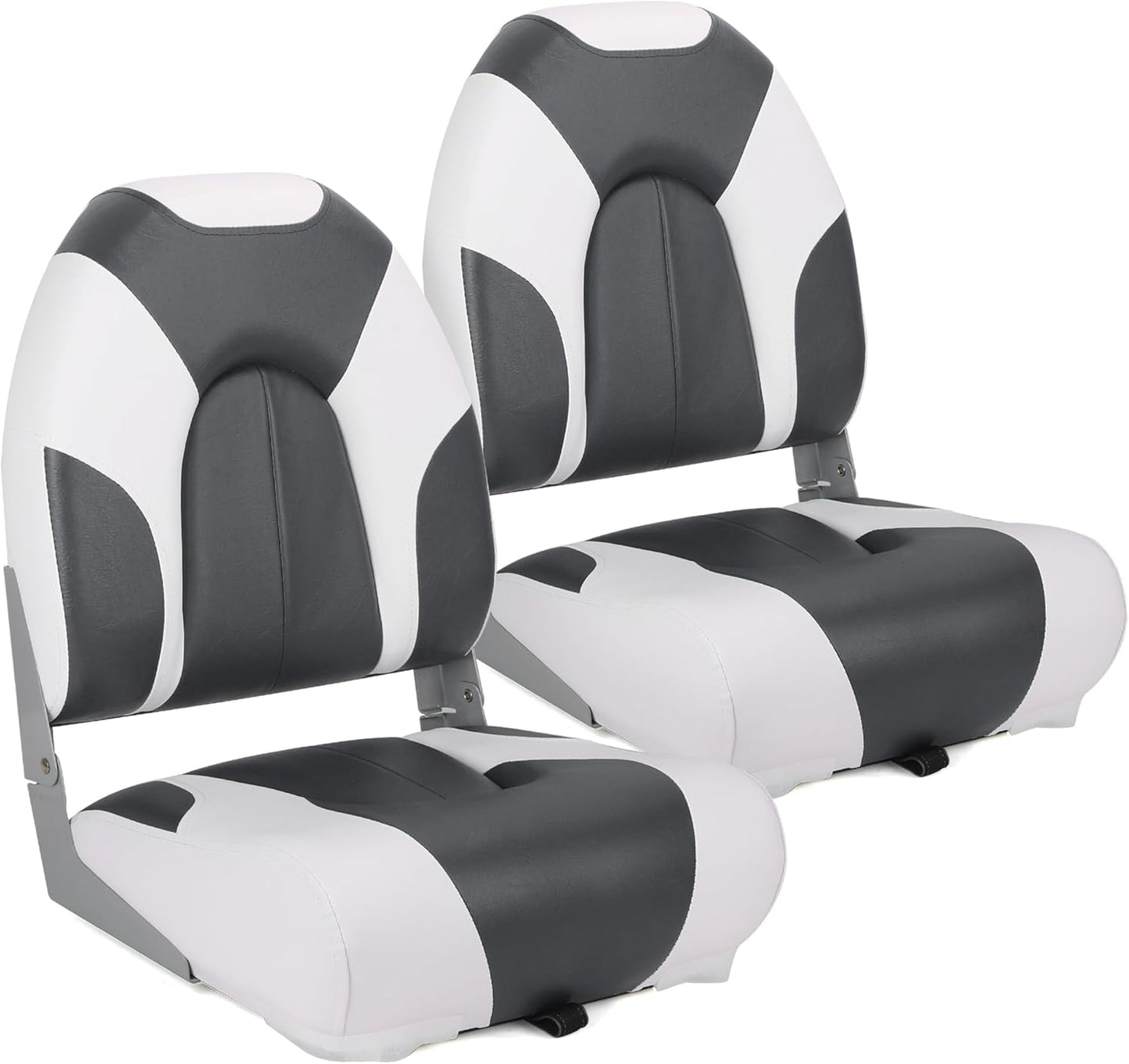 Deluxe Marine High Back Folding Boat Seat for Ultimate Comfort