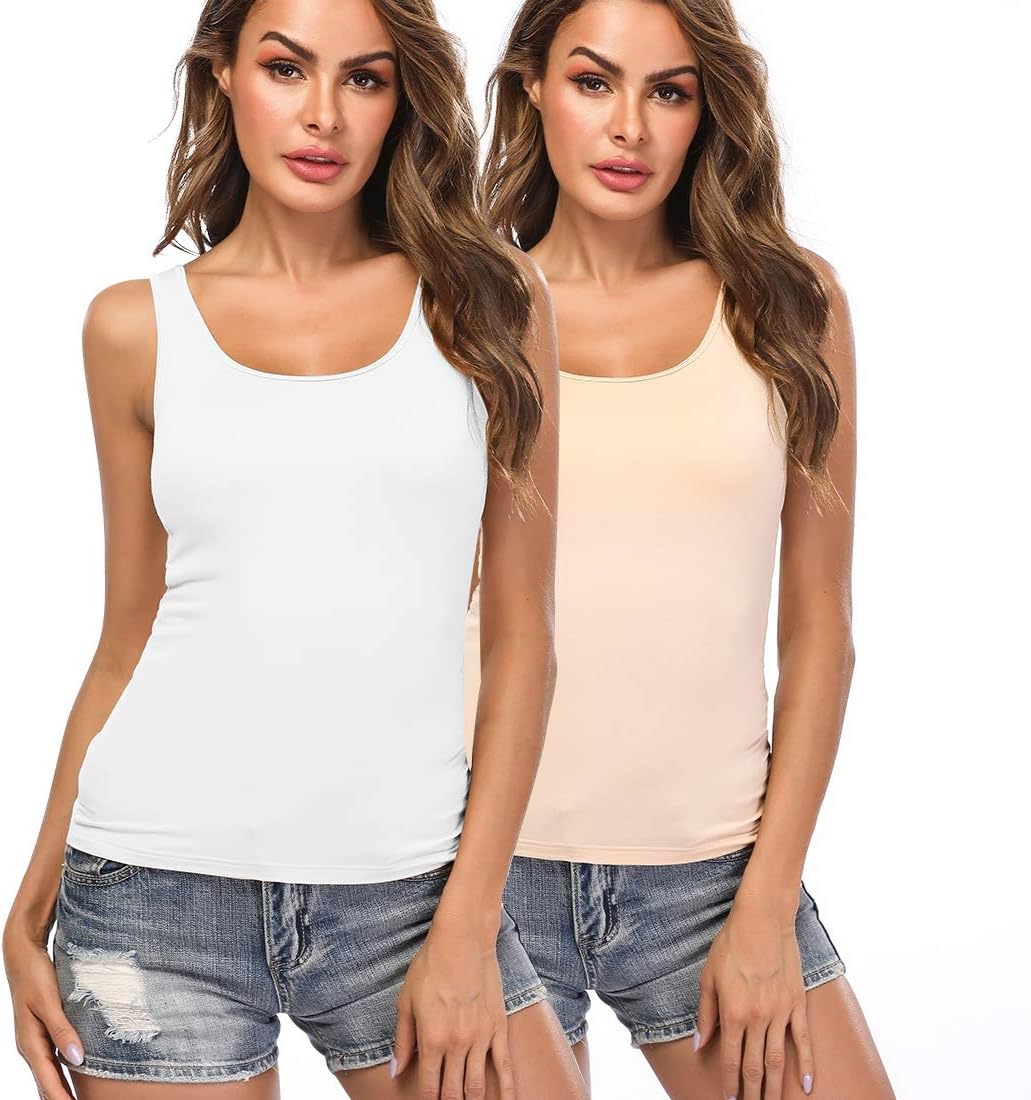 Camisoles for Women with Built in Bra - Comfortable Yoga Top