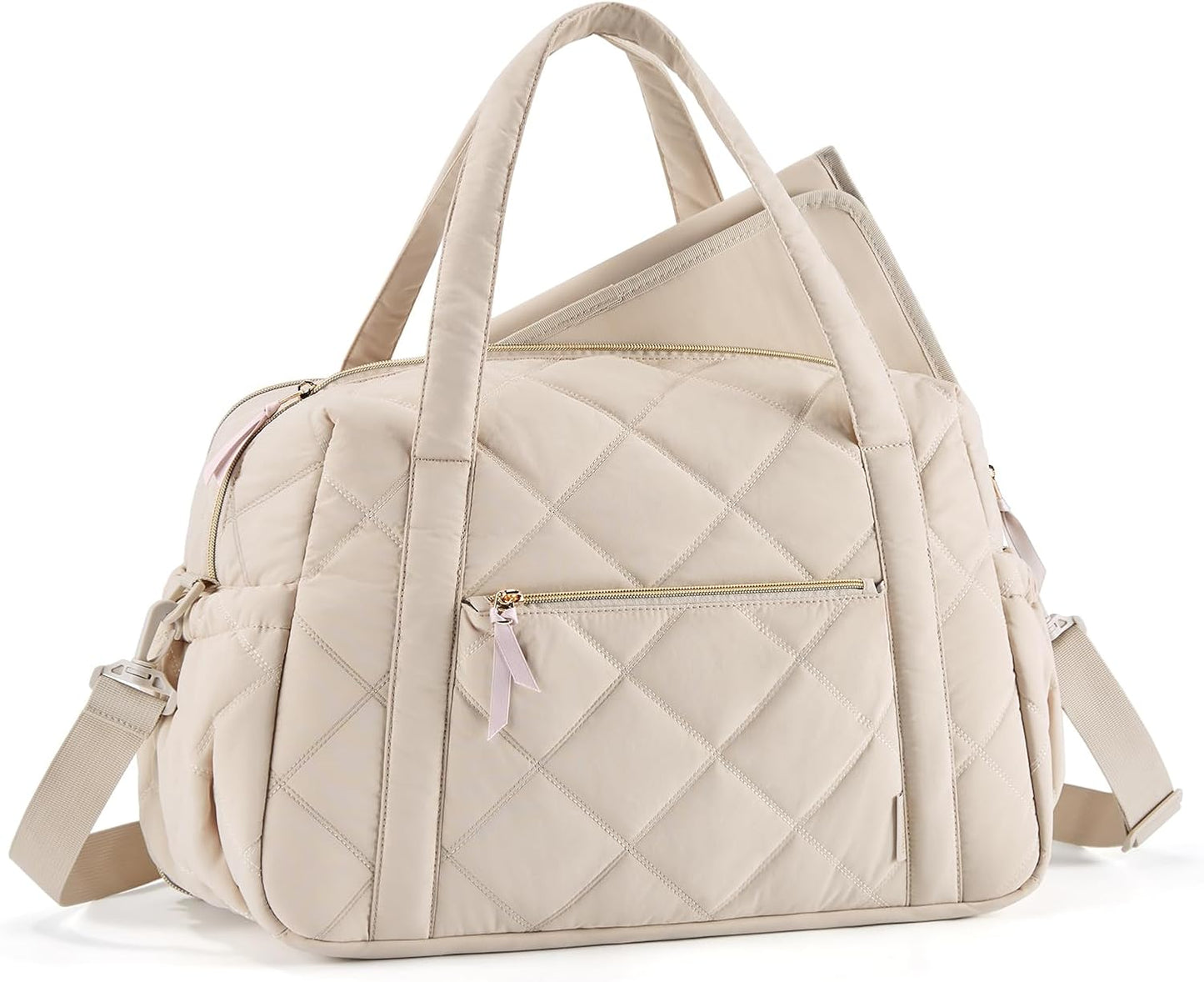 Expandable Diaper Bag Tote for Twins - Stylish and Versatile