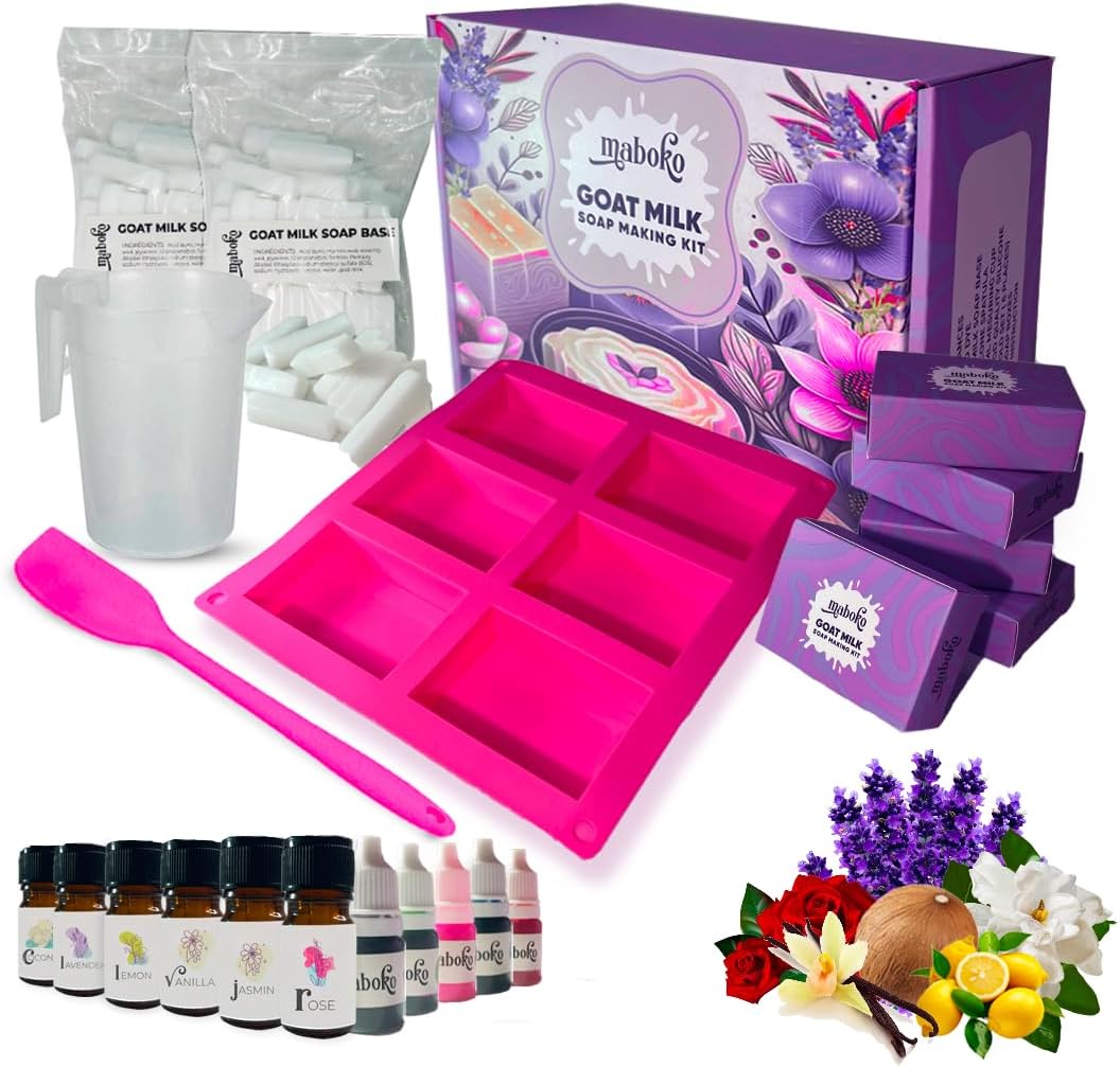 Goat Milk Soap Making Kit for Adults - DIY Fun for Everyone