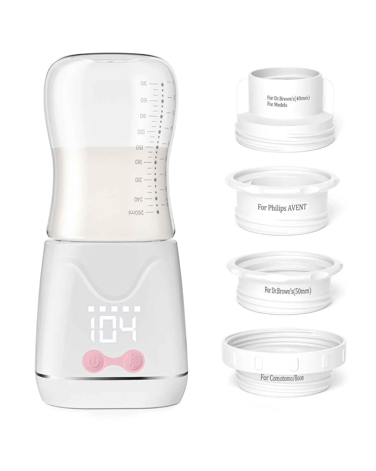 Rechargeable Portable Bottle Warmer - Precise On-The-Go Heating
