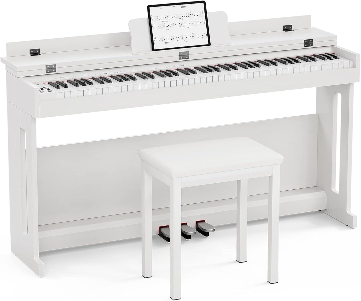 88 Key Weighted Electric Piano Set - Beginner Friendly