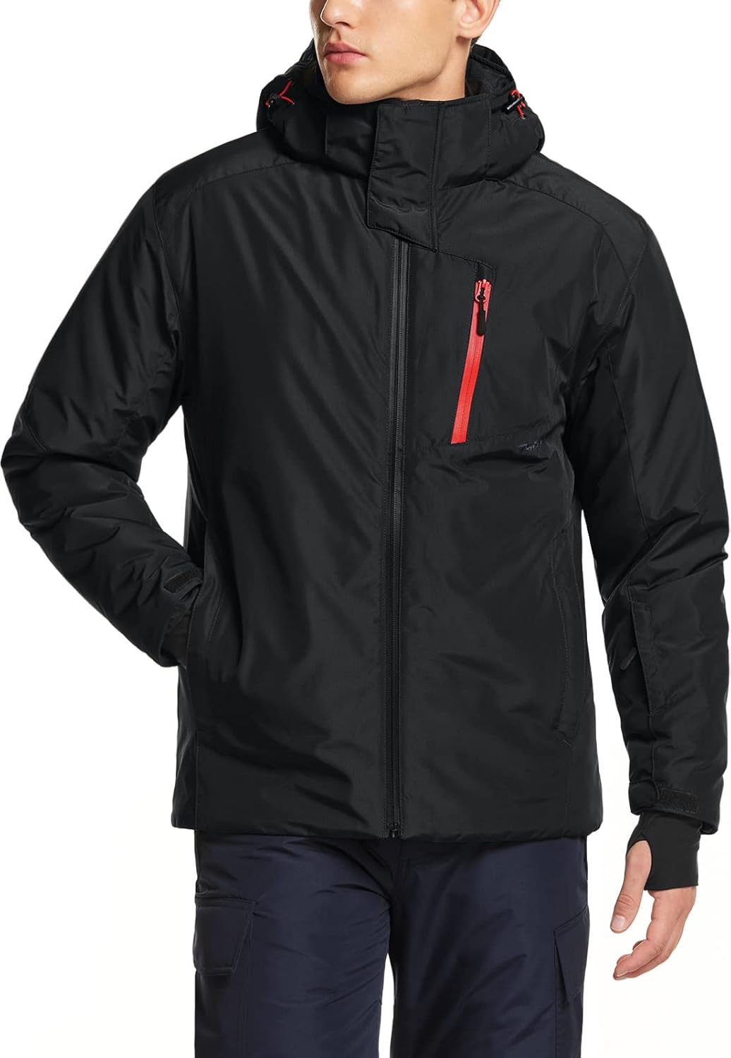 TSLA Men's Waterproof Insulated Snow Jacket