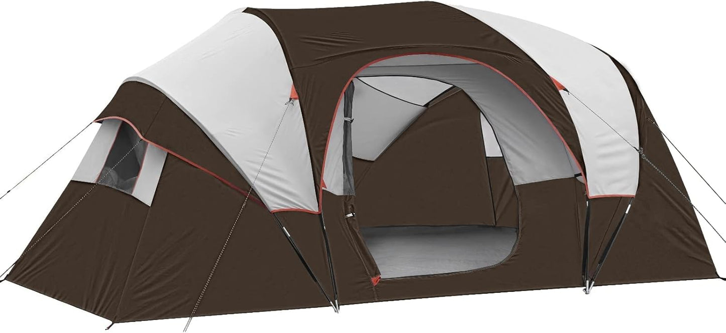 HIKERGARDEN 10 Person Camping Tent - Spacious Family Tent