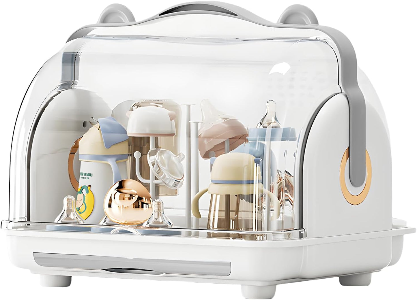 QDTTSRY Baby Bottle Drying Rack Storage for Easy Organization