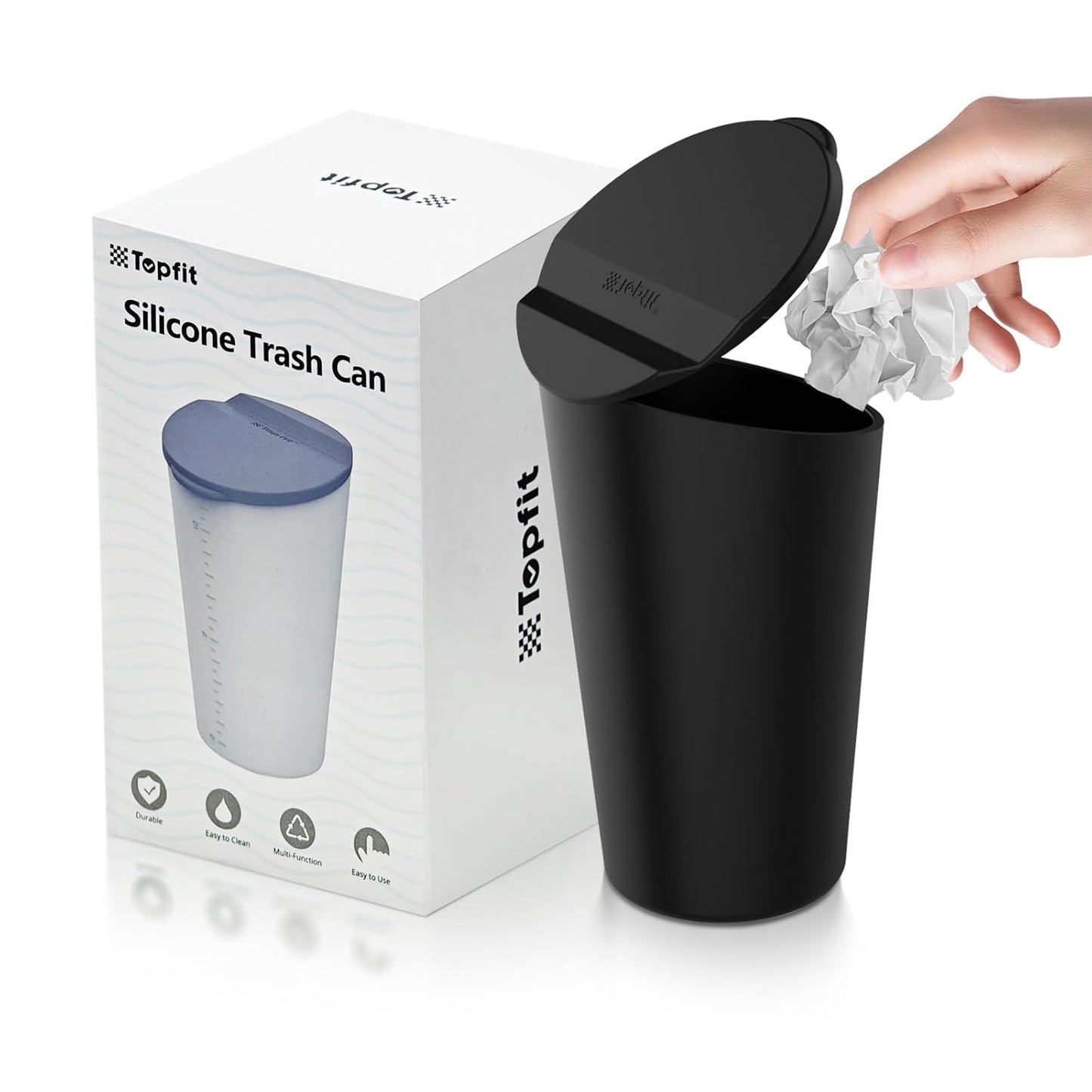 BMZX Car Trash Can: Compact & Convenient Waste Solution