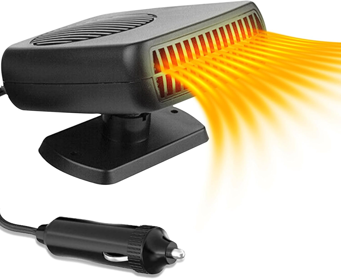Portable 200W Car Heater - Defrost & Defog with Ease!