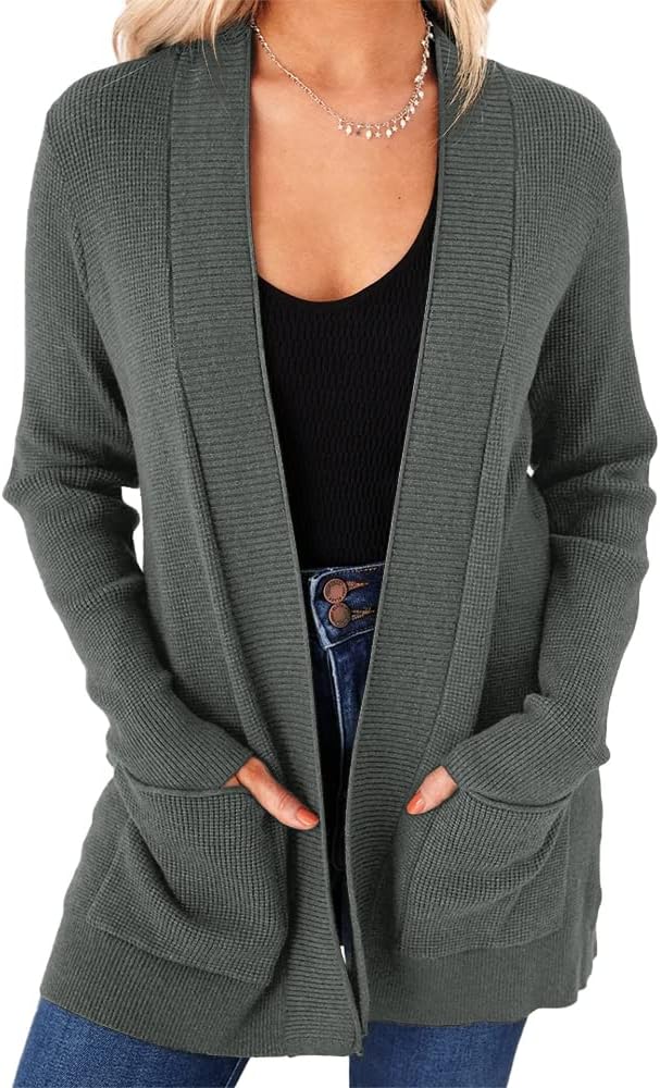 imesrun Womens Open Front Cardigans for Casual Style and Comfort