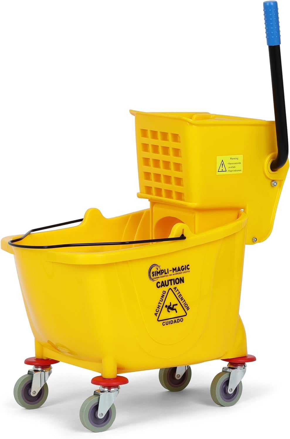 Simpli-Magic 79358 Commercial Mop Bucket with Side Press Wringer