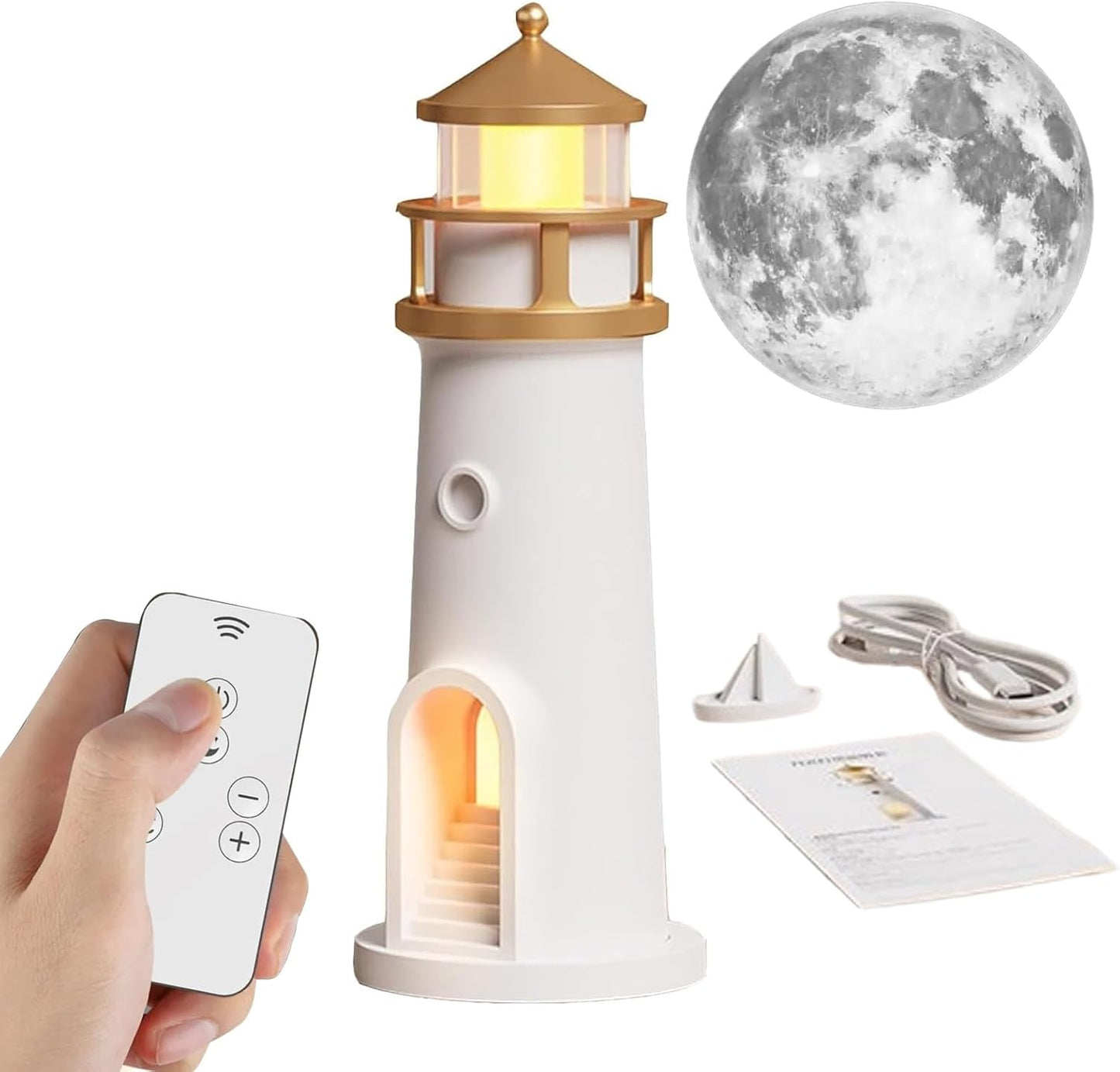 Rechargeable Moonlight Projector: Remote Control Bliss