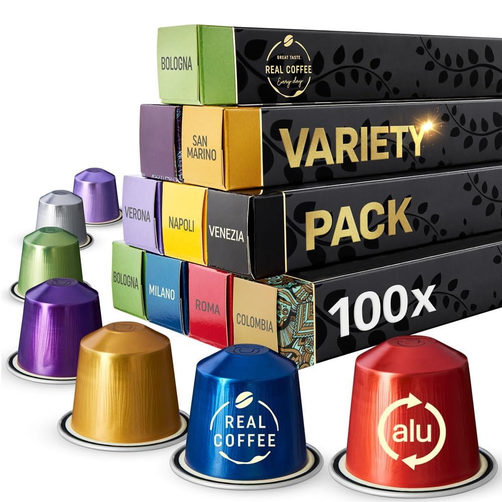 100 Test-Winning Nespresso Pods | 8 Italian Flavors | Great Taste Daily