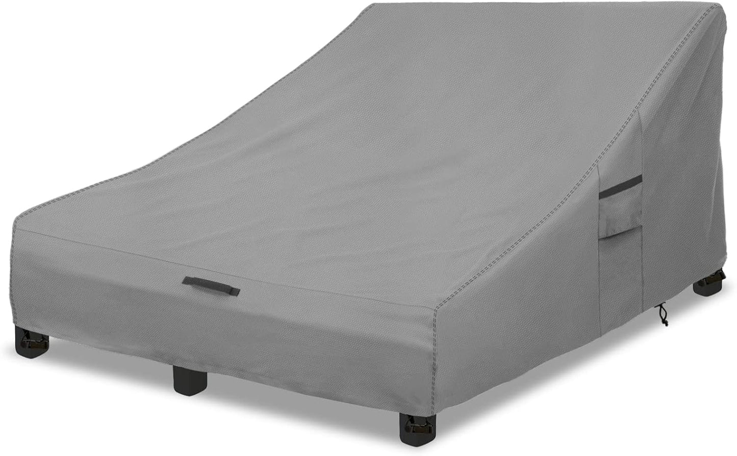 Okcool 100% Waterproof Patio Double Wide Chaise Lounge Cover