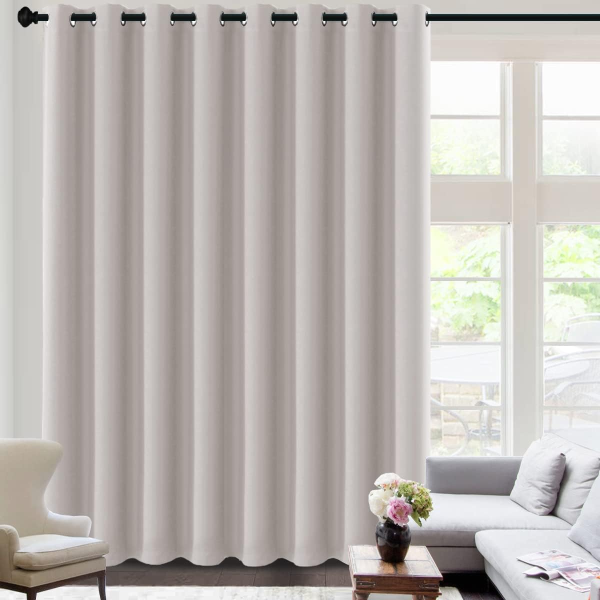H.VERSAILTEX Blackout Curtains for Sliding Glass Door Privacy