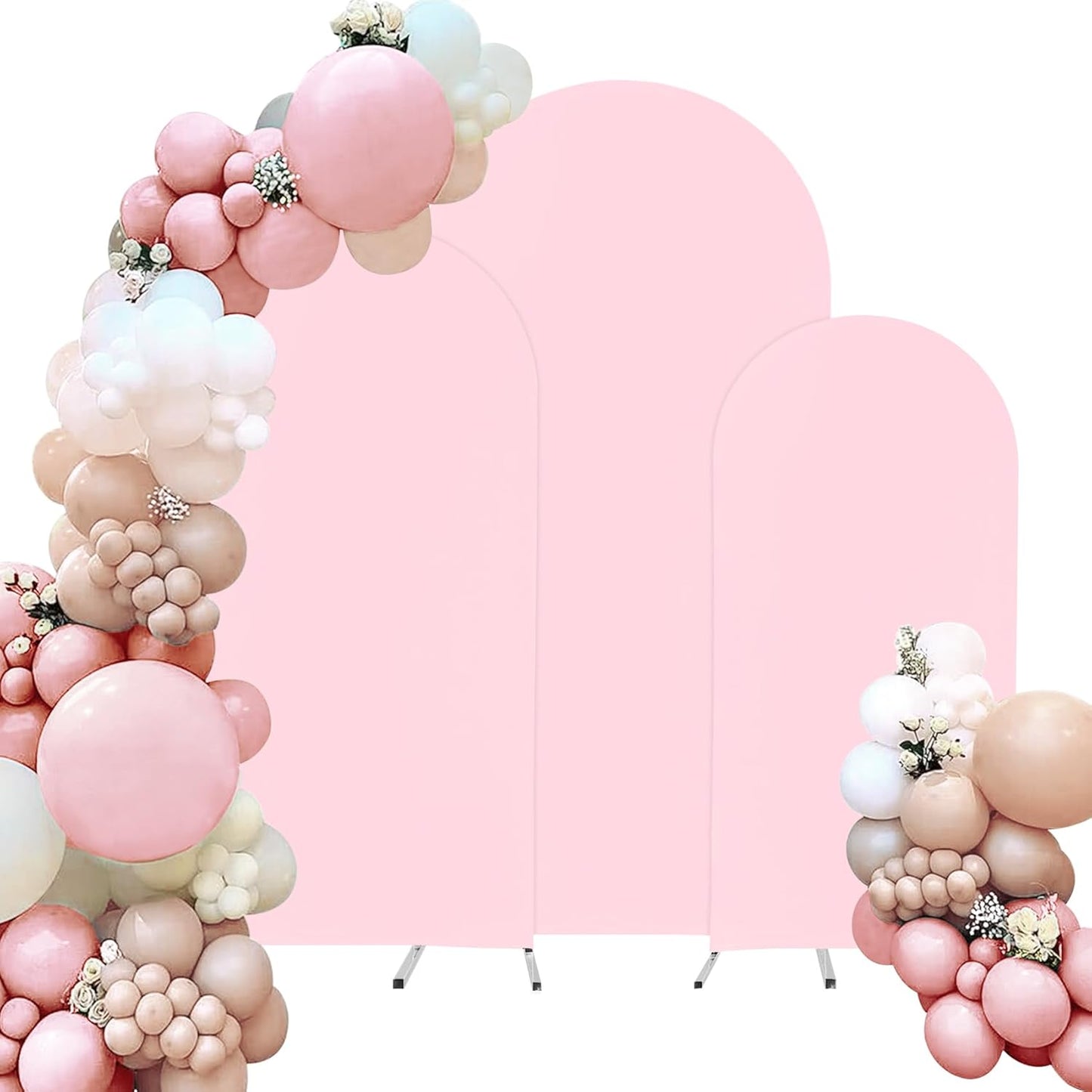 Spandex Fitted Wedding Arch Cover Set of 3 for Stunning Decor
