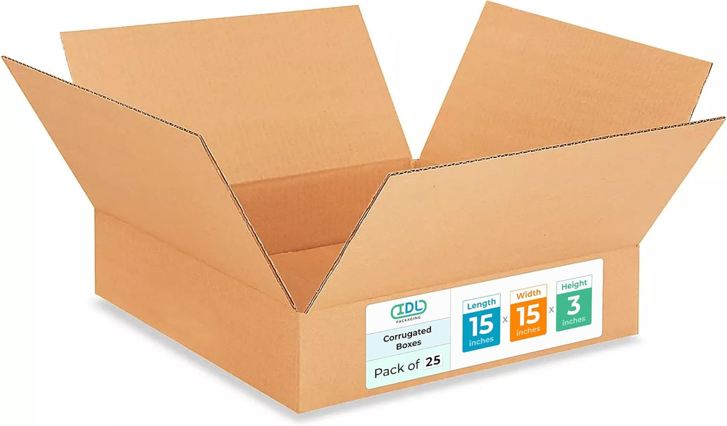 Medium Moving & Shipping Boxes - Extra Strength 200 lb Pack