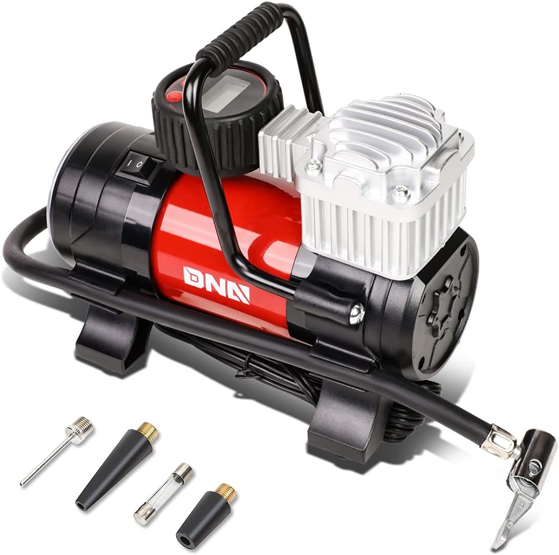 Portable 12V Air Compressor - Inflates with Ease!