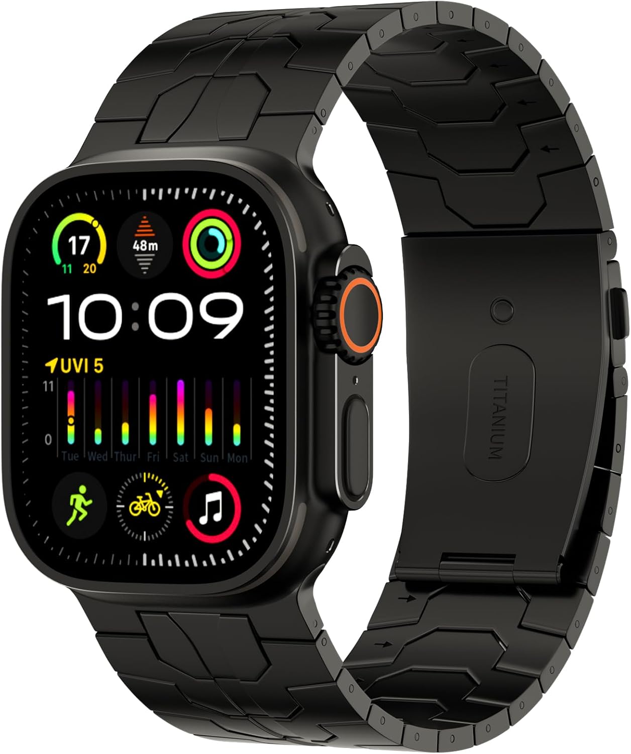 Full Titanium Band for Apple Watch Ultra 49mm and Series 10 46mm