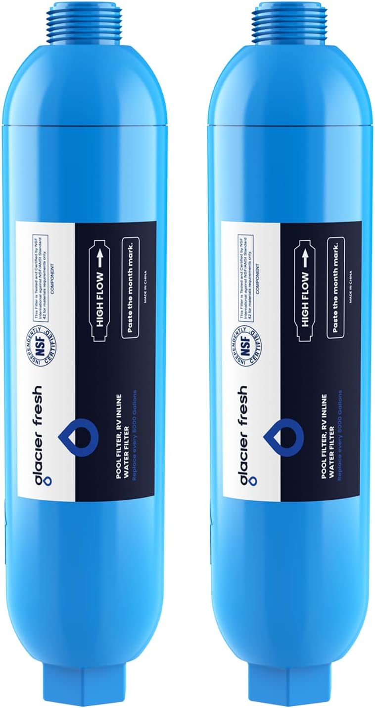 GLACIER FRESH Garden Hose End Pre-Filter for Clean Water