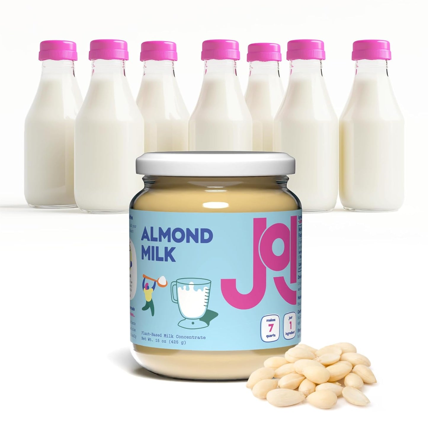 JOI Almond Milk Concentrate - Make 7 Quarts, Vegan Keto Dairy-Free Creamer