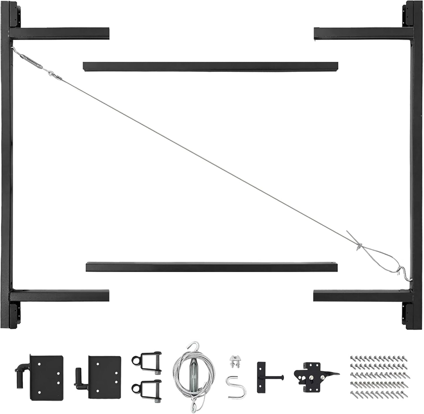 Adjust-A-Gate Full Frame Gate Kit for 36-60 in Openings