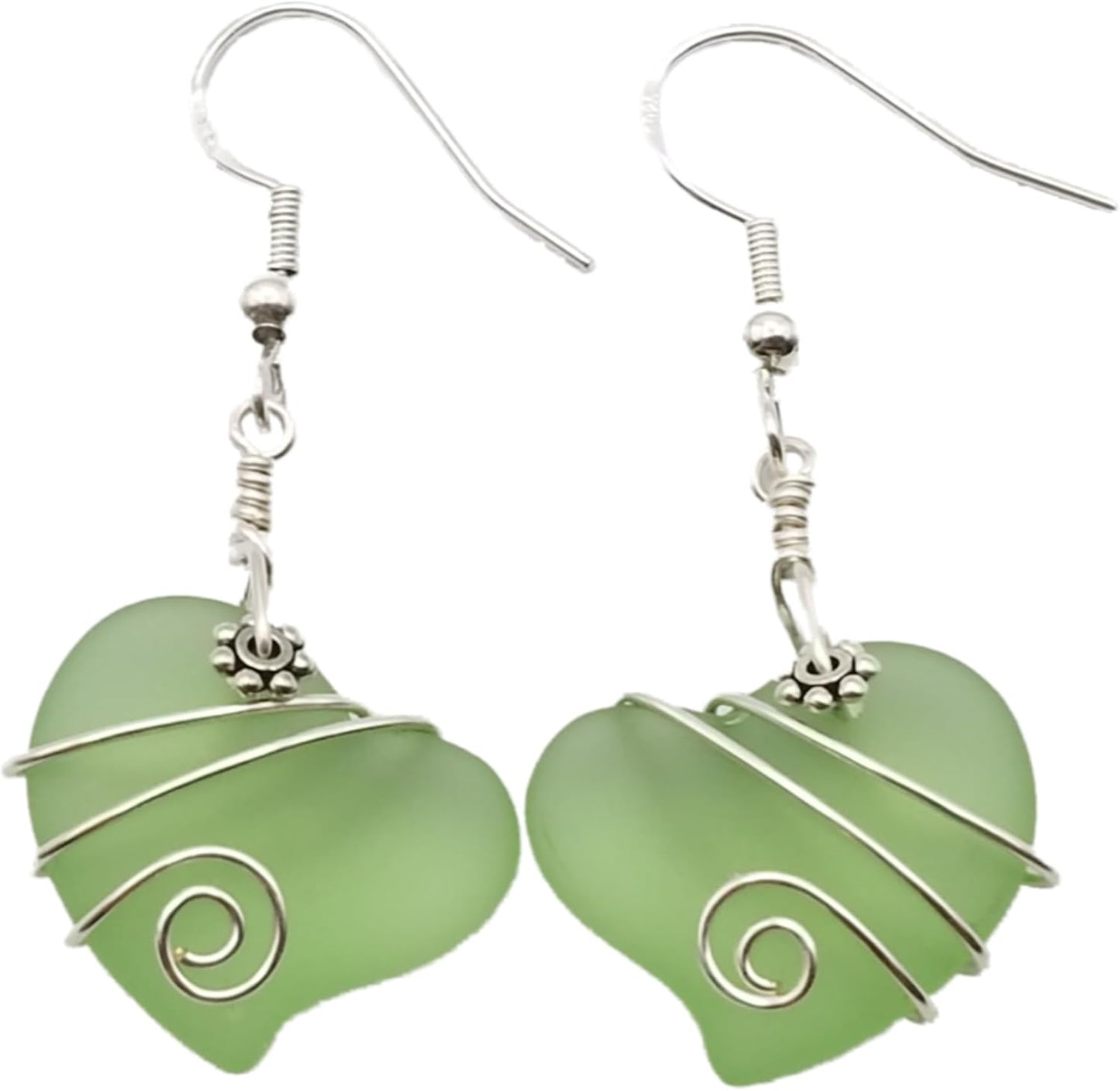Handmade Sea Glass Earrings - Unique Hawaiian Jewelry Gift