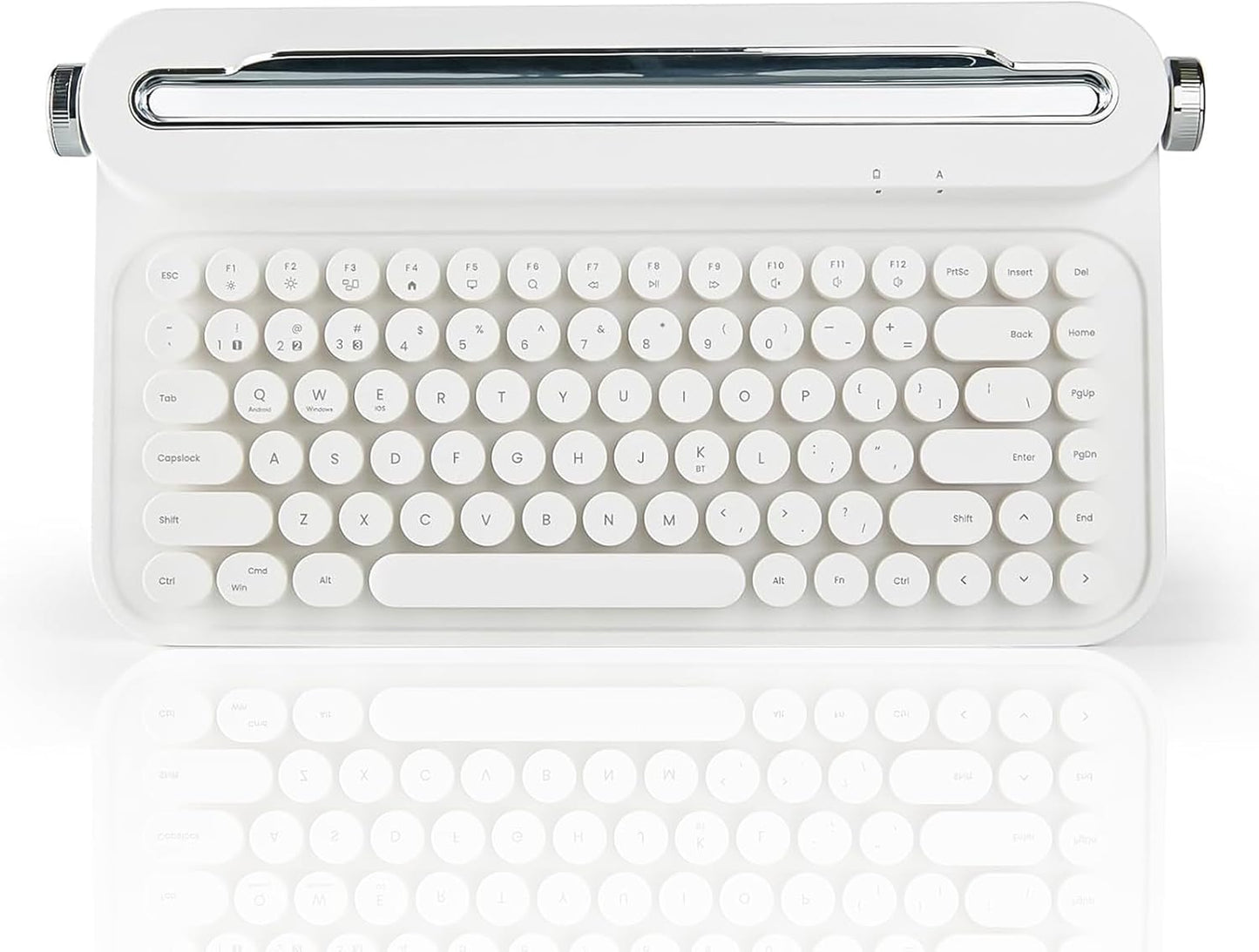 86 Keys Wireless Retro Typewriter Keyboard for Multi Device Use