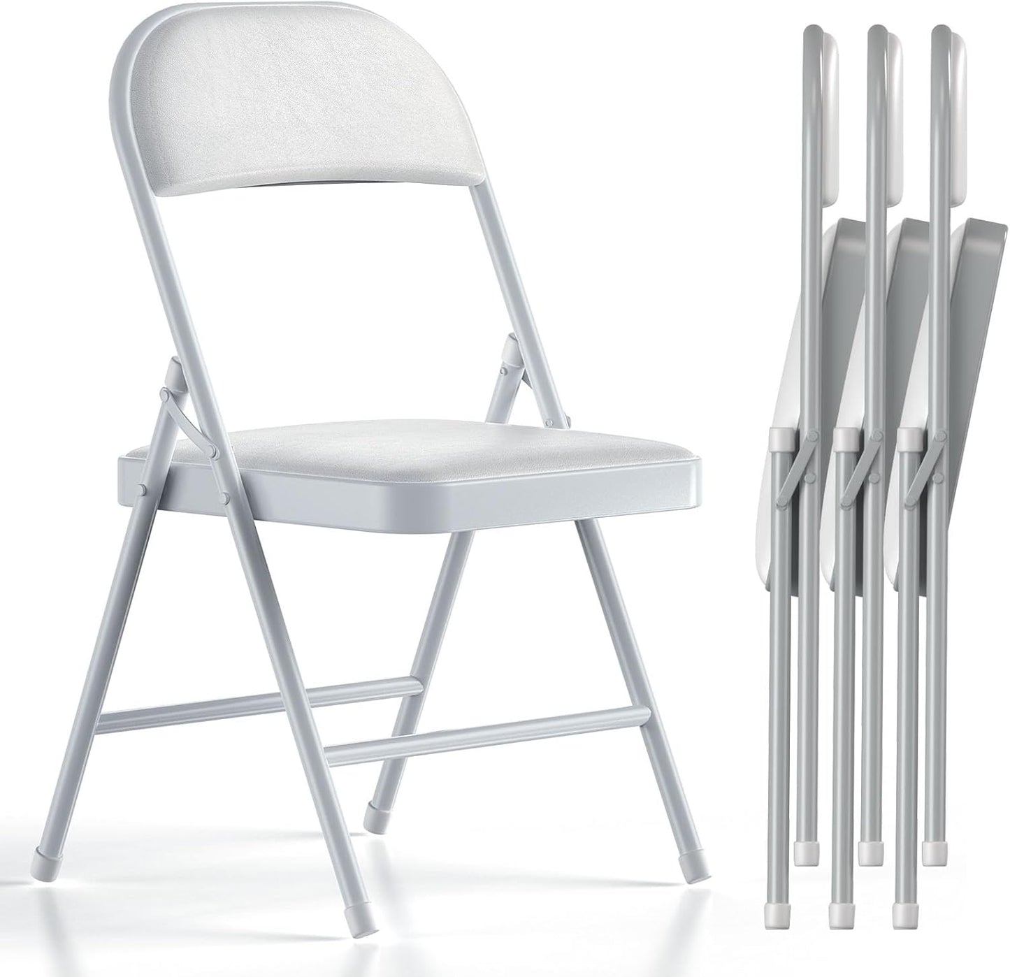 Comfortable Folding Chairs with Padded Cushion for Events