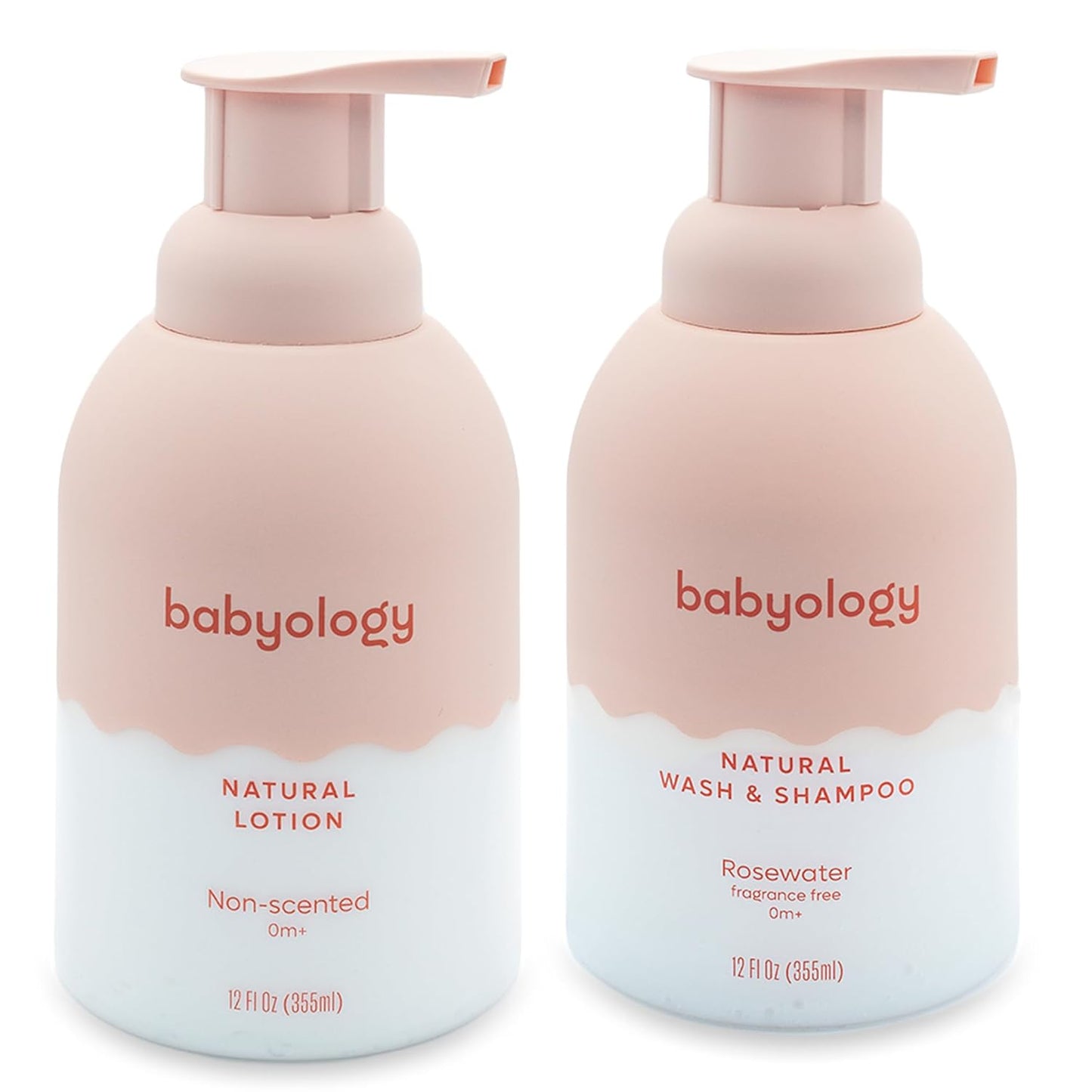 All Natural Baby Wash and Shampoo Set with Organic Lotion