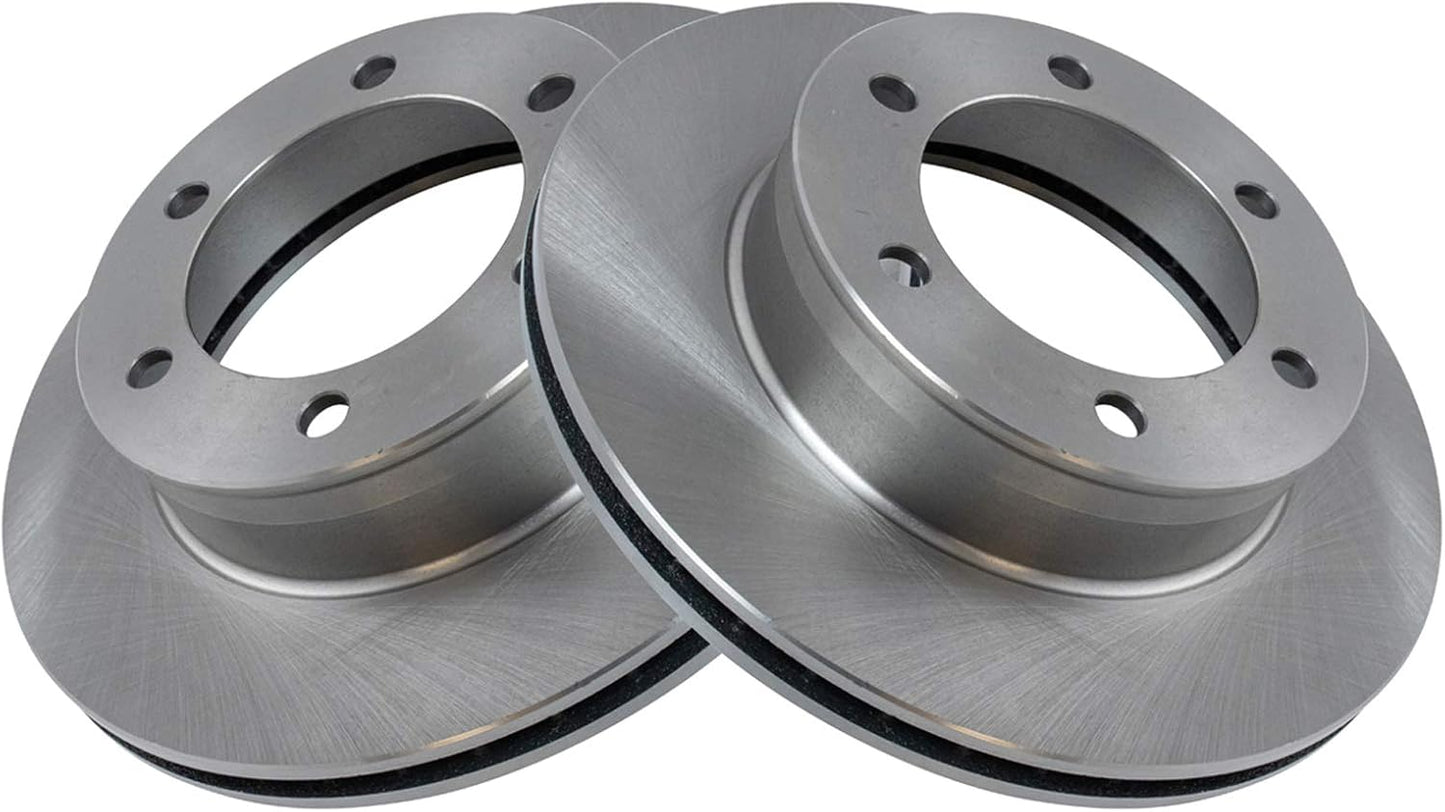 TRQ Front Brake Rotors Set for 1996-2004 Toyota 4Runner Tacoma