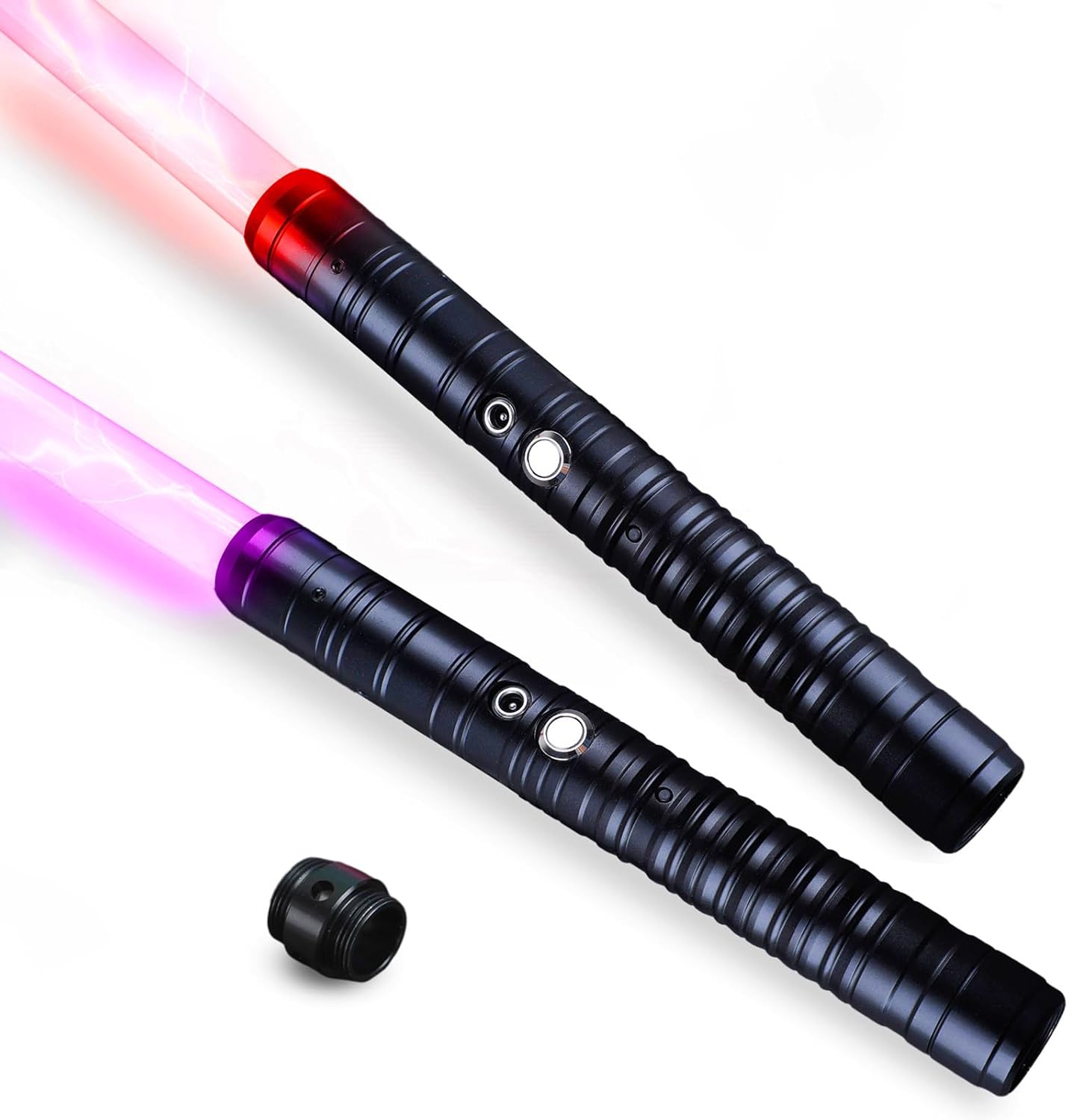 Duel with Style: 2 Pack Rechargeable RGB Lightsabers