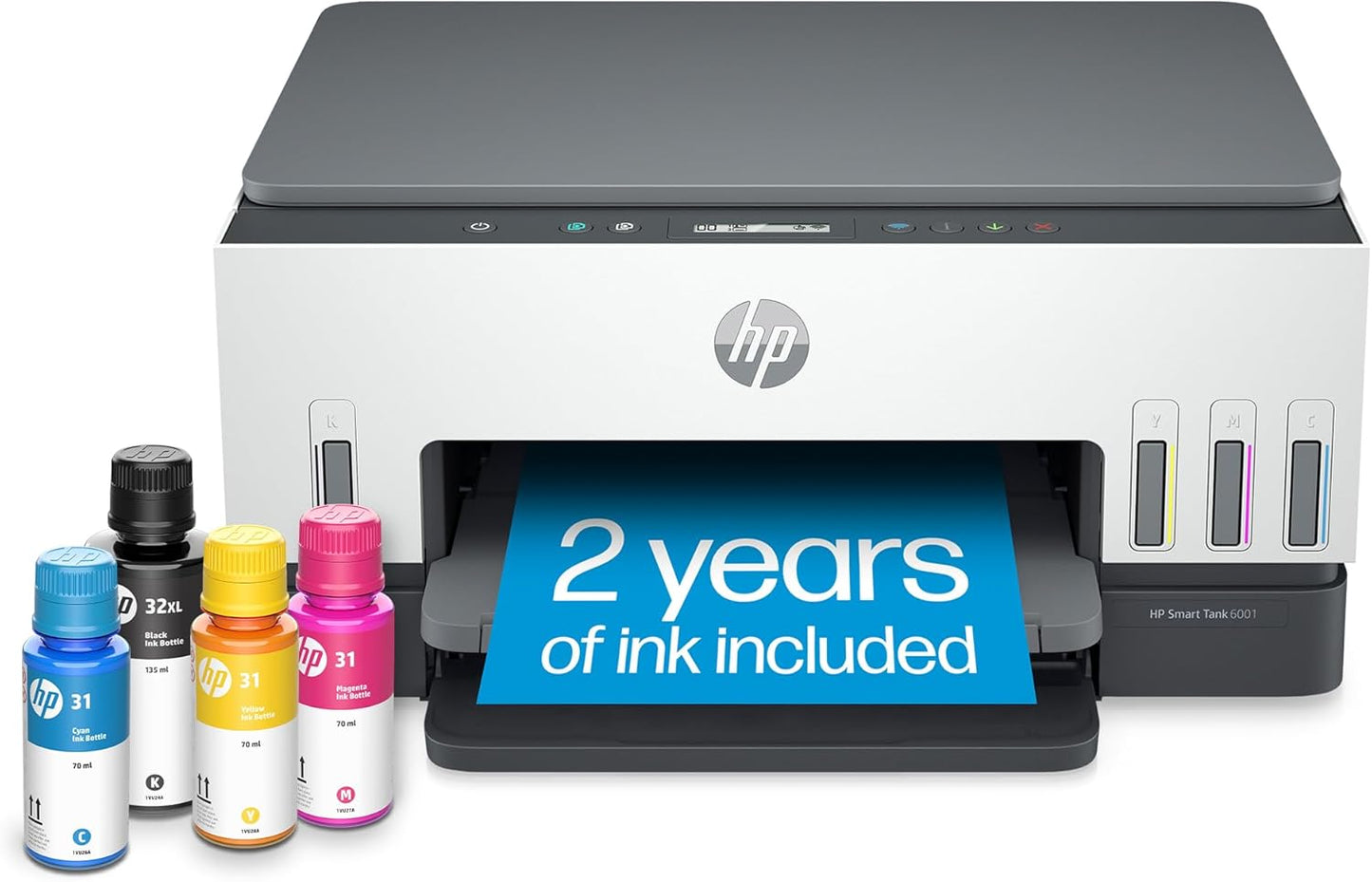 HP Smart-Tank 6001: 2 Years of Ink Included!