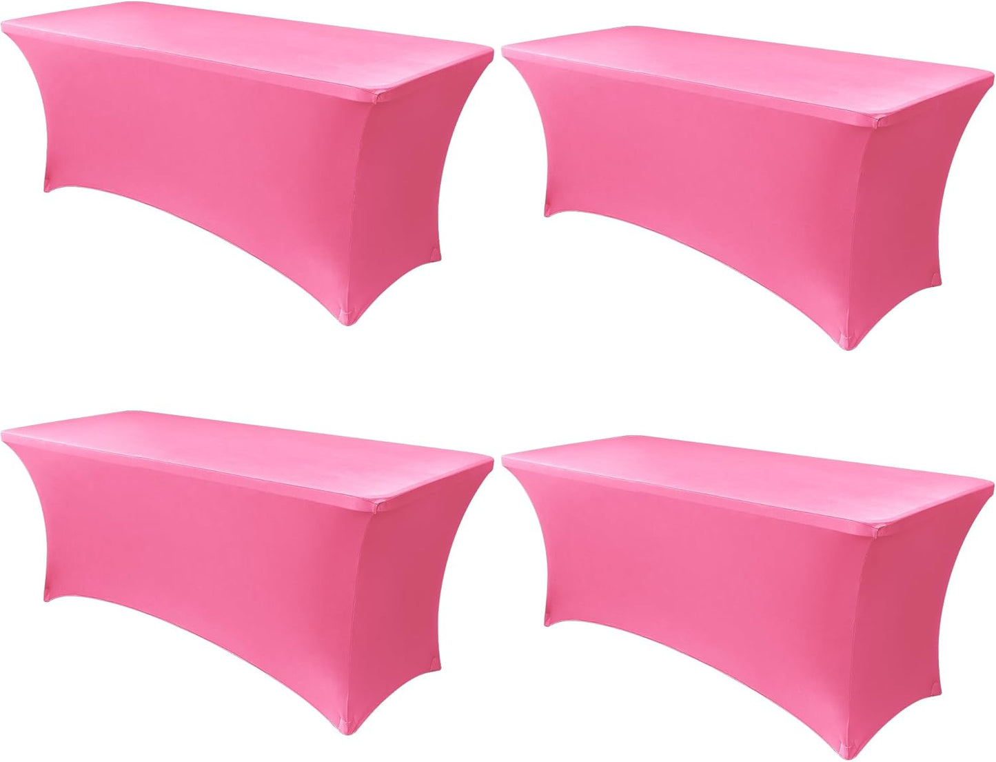 Obstal 6ft Stretch Spandex Table Cover for Events and Parties