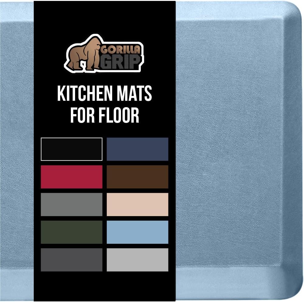 GORILLA GRIP Comfortable Cushioned Kitchen Mats for Floor