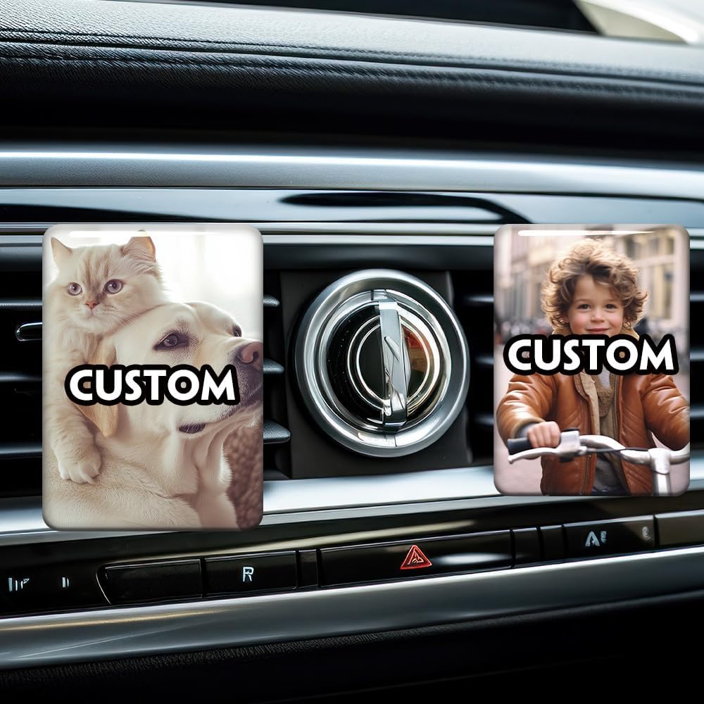 Custom Photo Crystal Air Freshener - Scented Drive Upgrade!