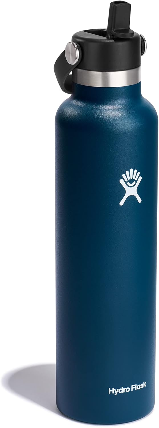 Hydro Flask Insulated Stainless Steel Water Bottle 24 Oz Indigo Blue