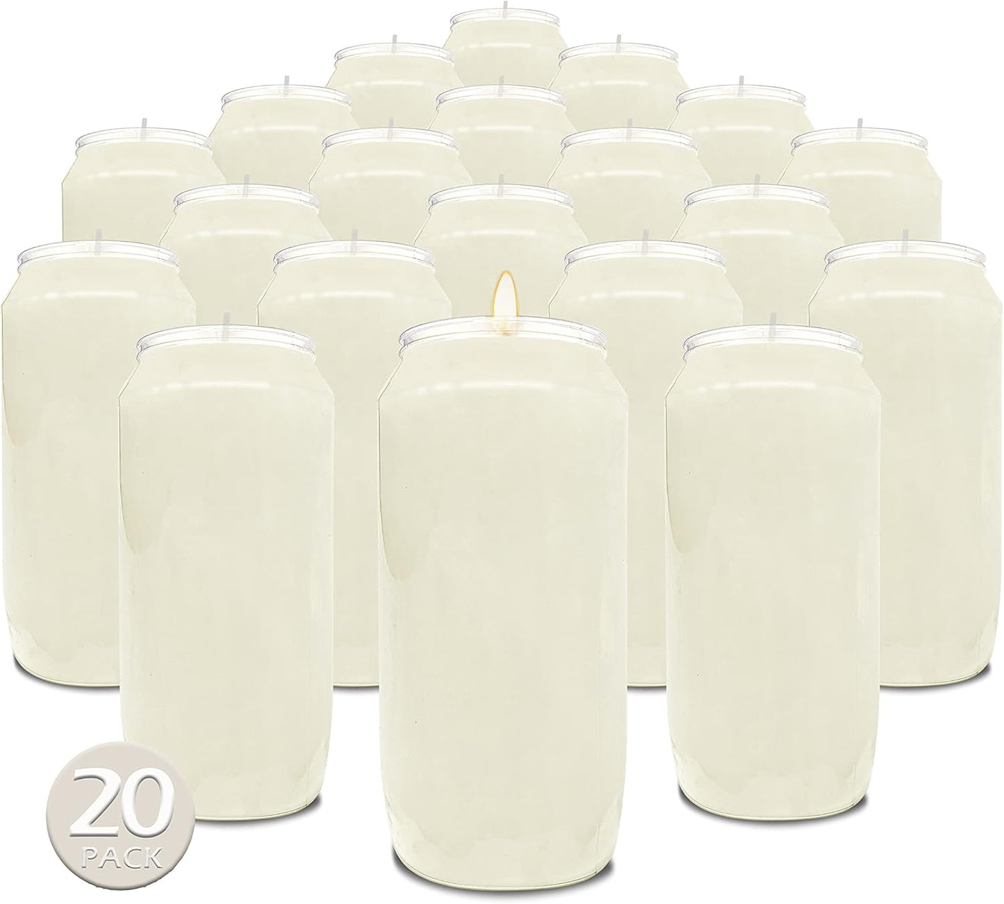 Hyoola 7 Day White Prayer Candles - Perfect for Any Occasion