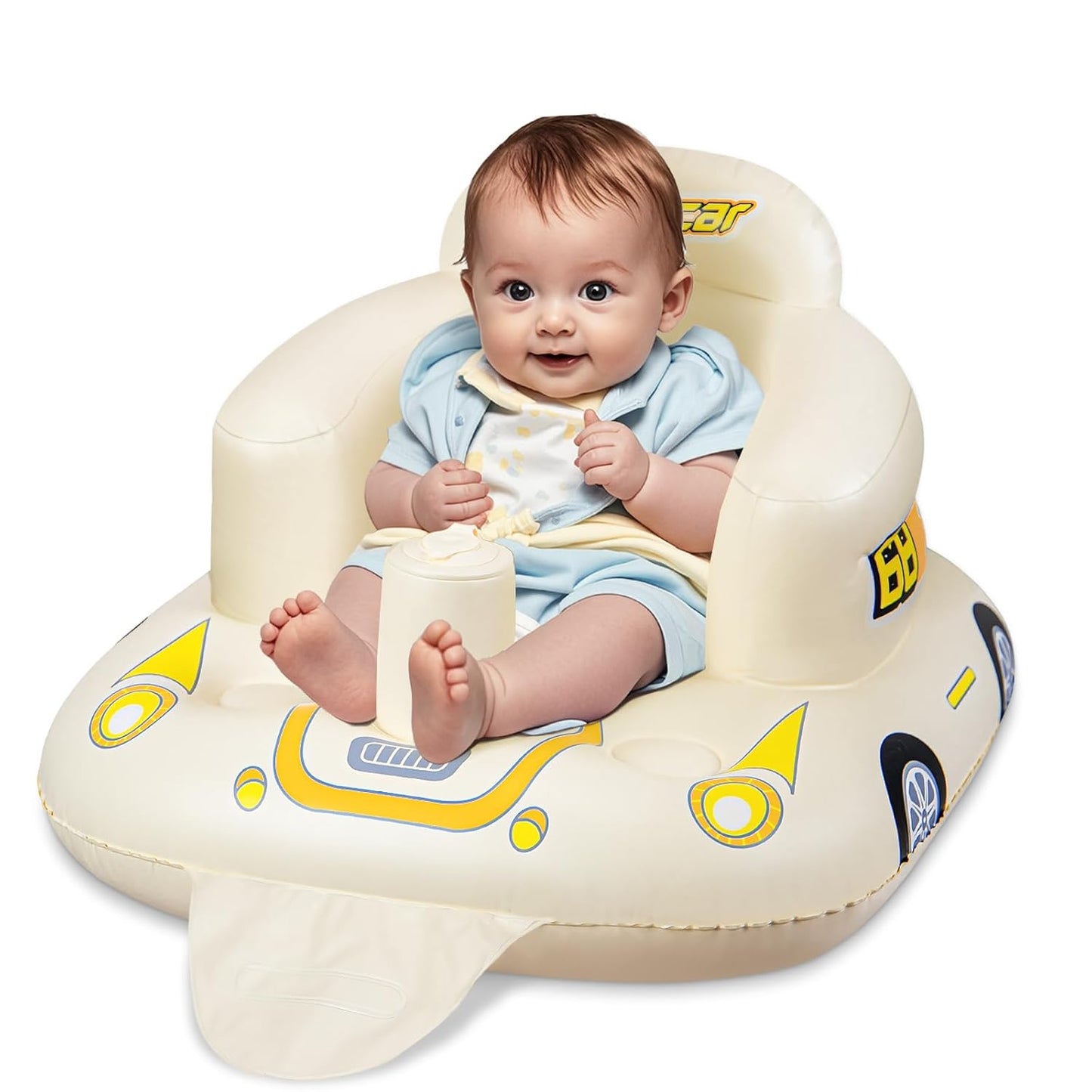 JOSEN Inflatable Baby Floor Seat - Portable & Fun!