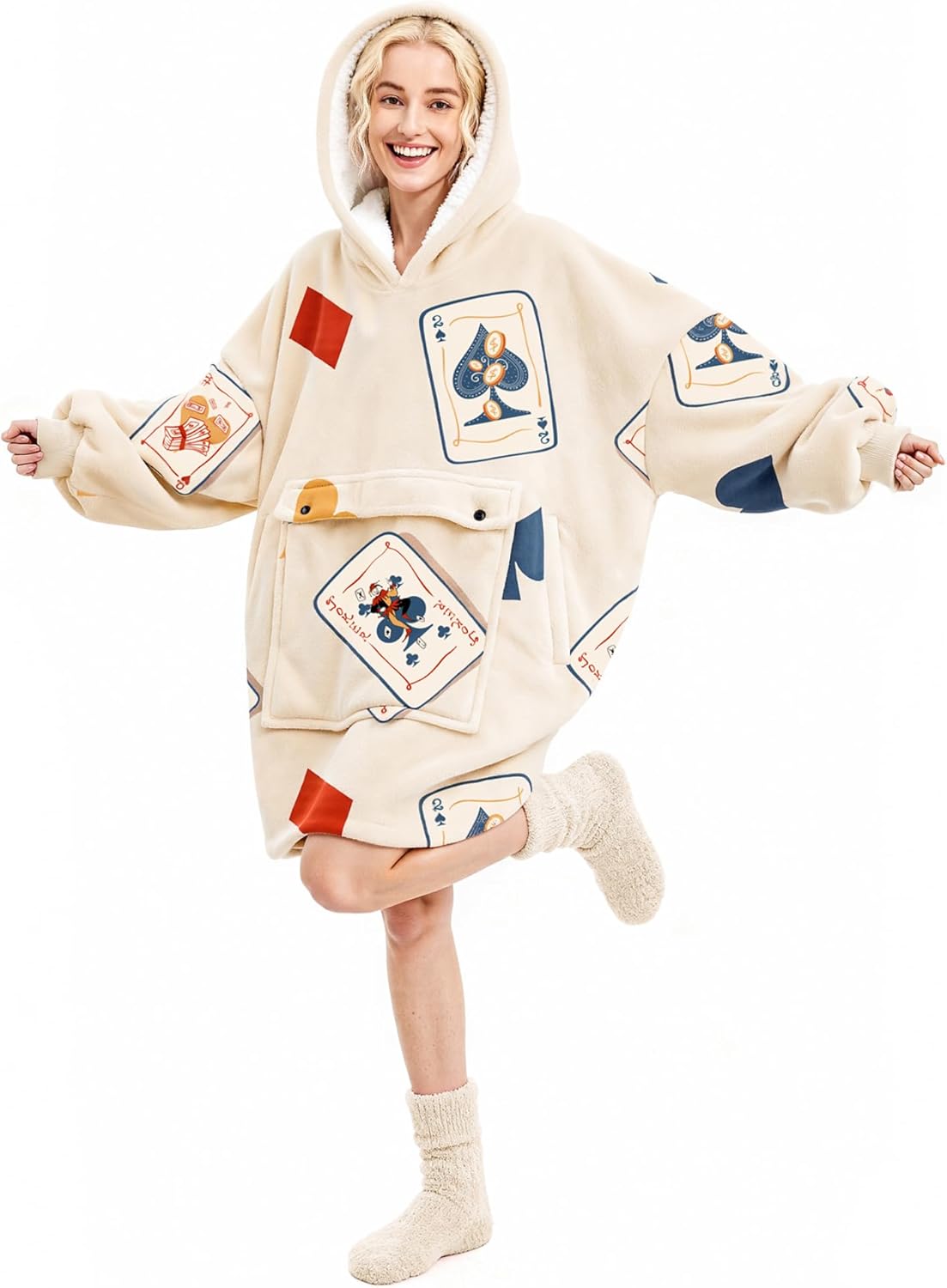 Cozy Oversized Blanket Hoodie for Adults - Perfect Gift Idea
