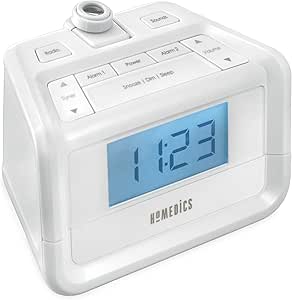 Homedics Sound Machine and Alarm Clock with Time Projection