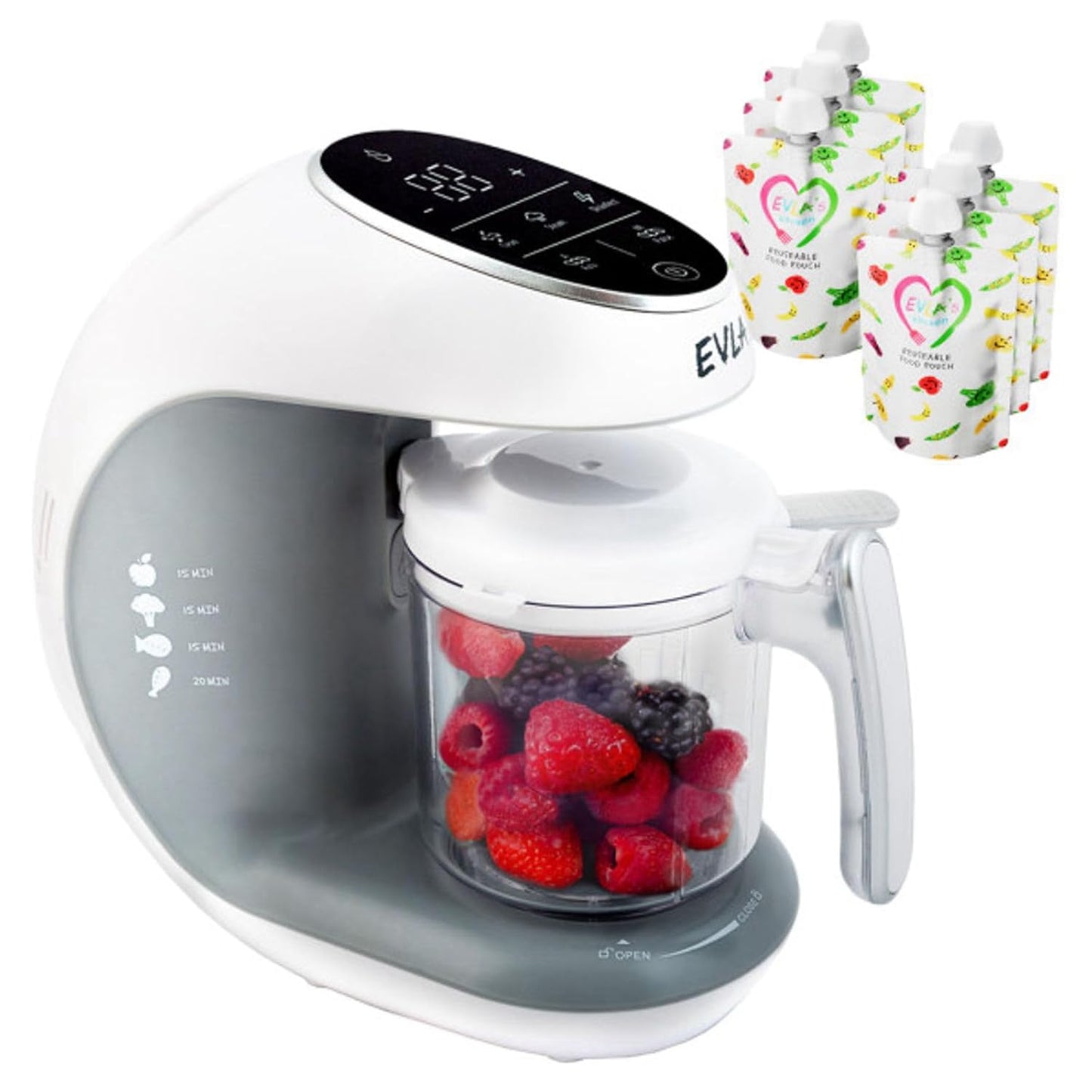 EVLA'S Baby Food Maker: Steamer, Blender, and Processor